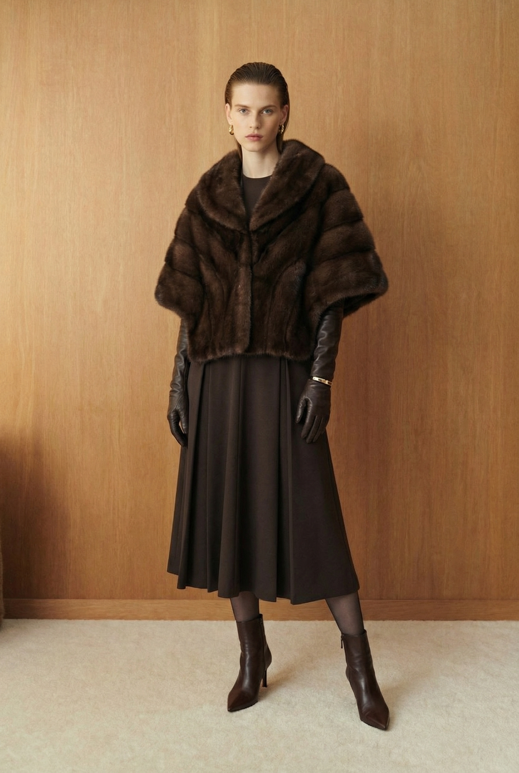 Scanbrown Mink Shawl