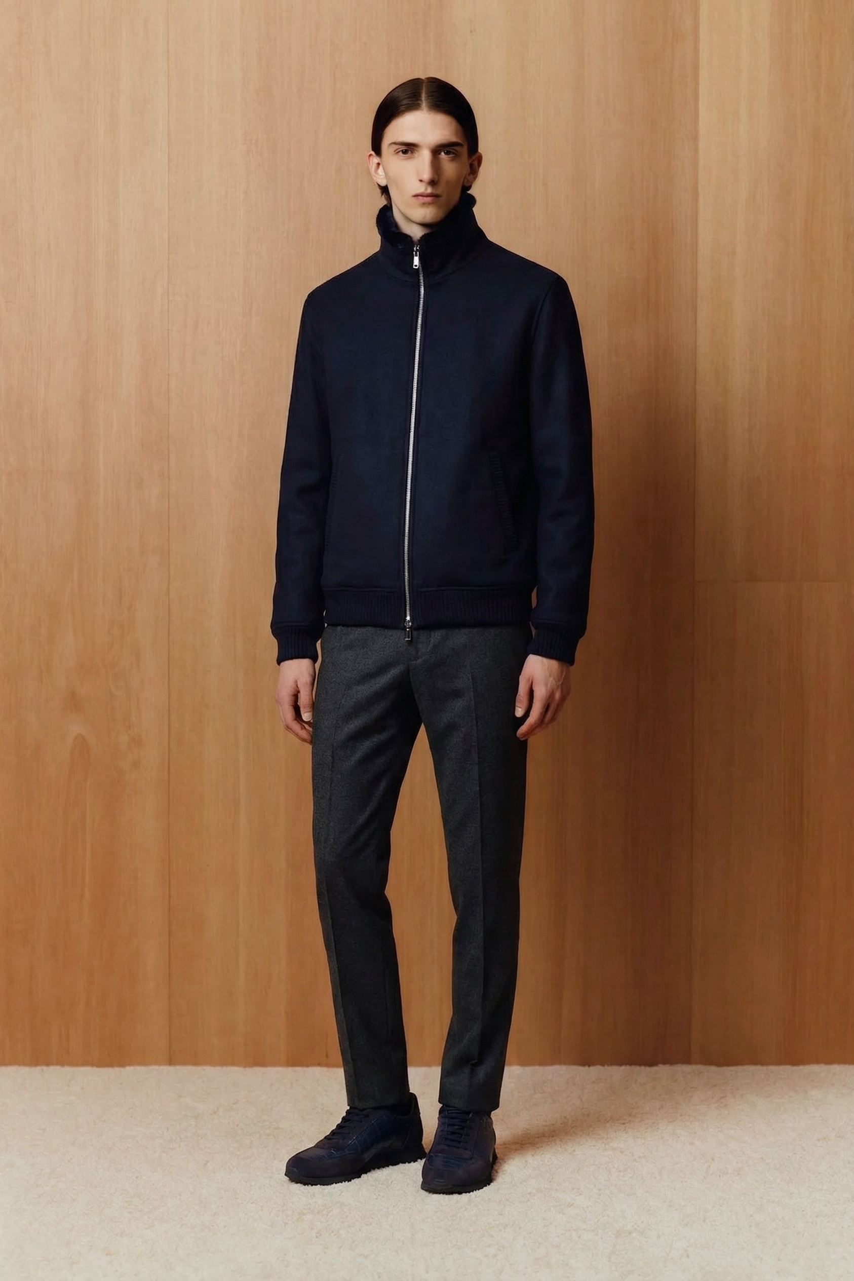 Lior Rex Fur–Lined Polywool Jacket
