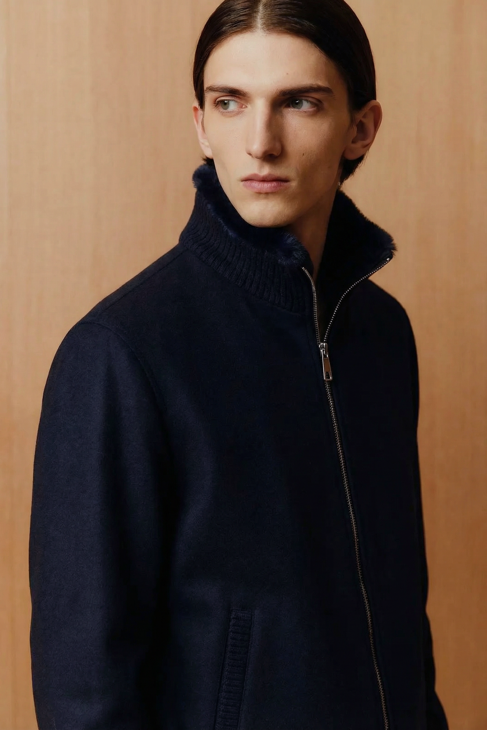 Lior Rex Fur–Lined Polywool Jacket