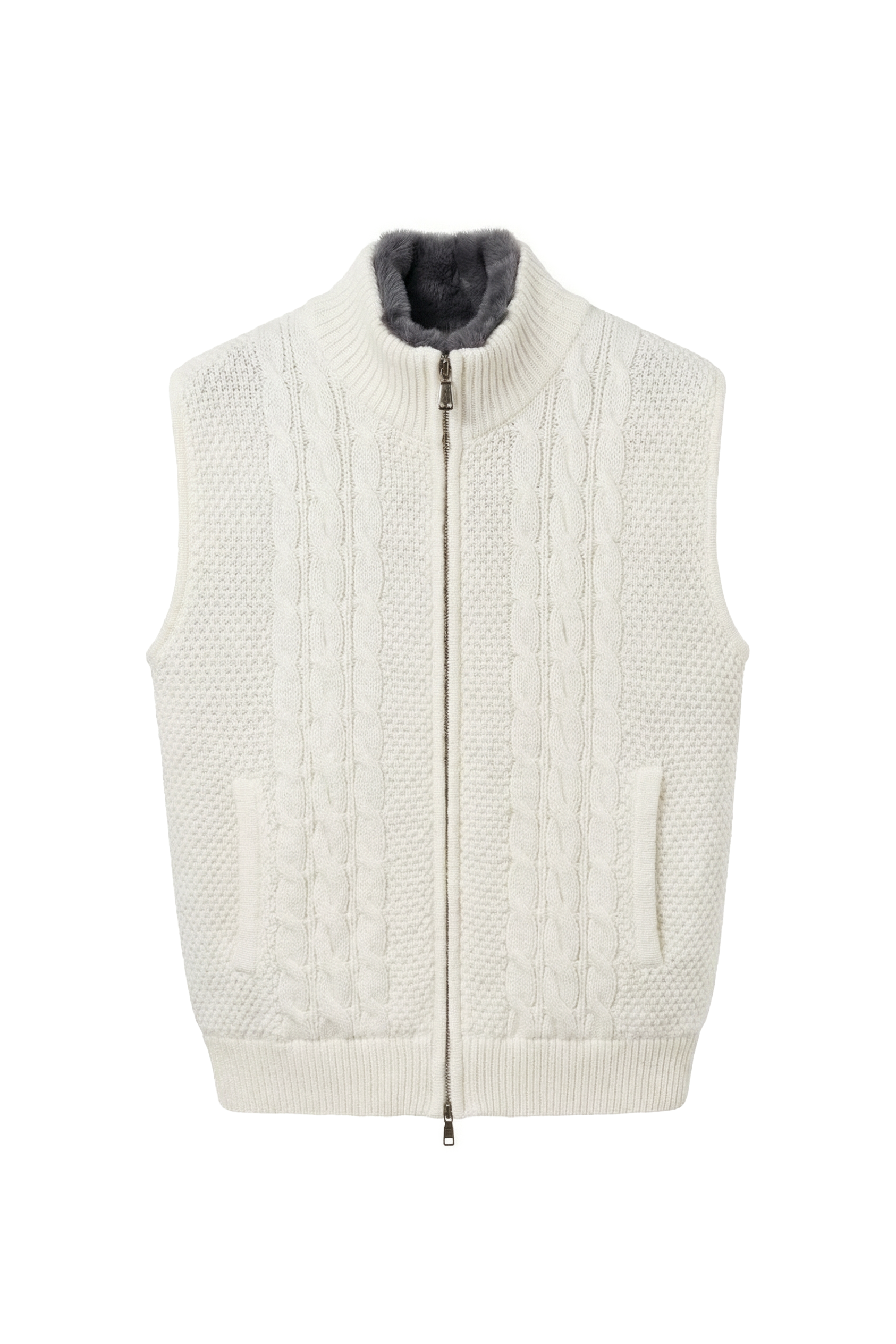 Heritage Knit Rex-Lined Vest