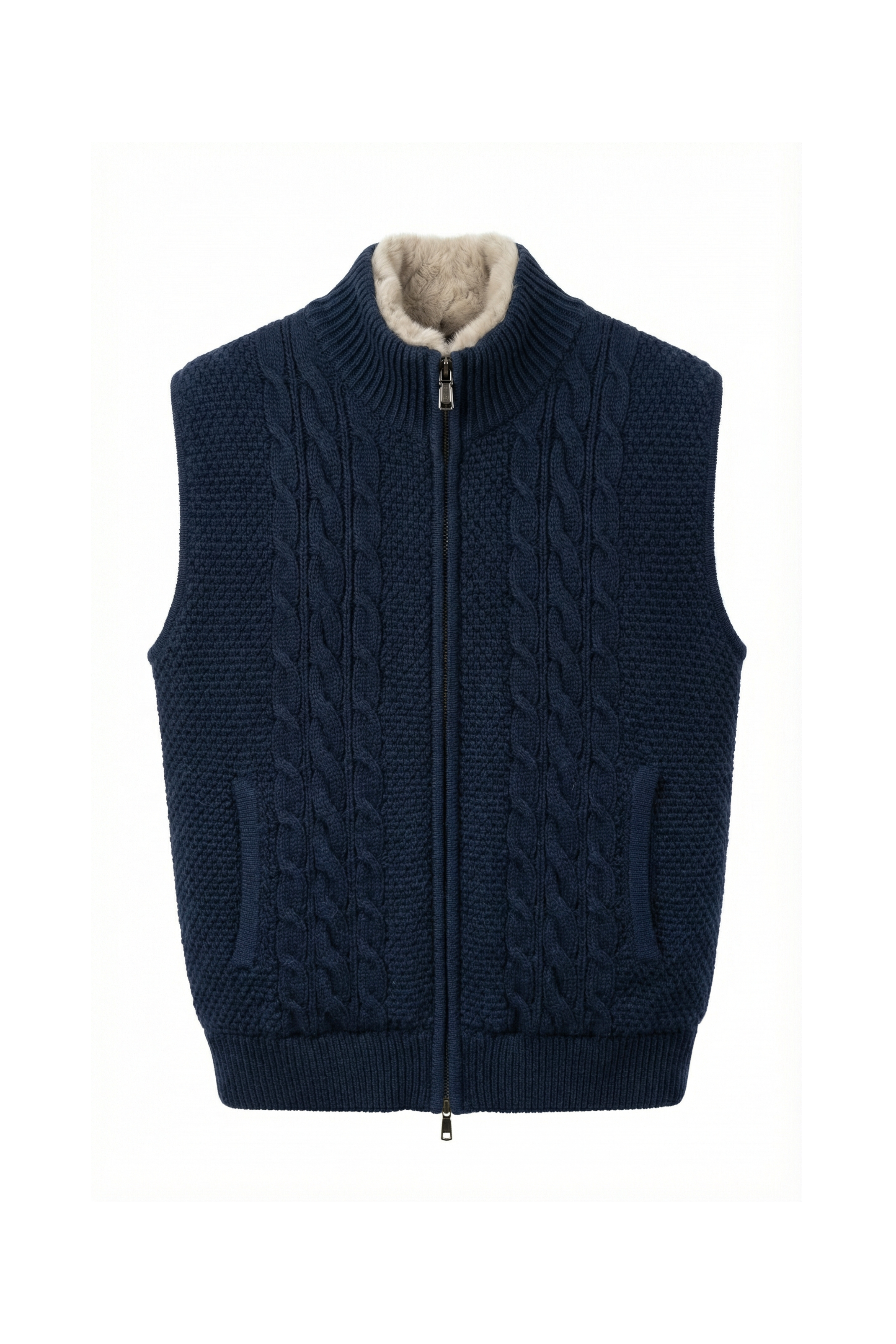 Heritage Knit Rex-Lined Vest
