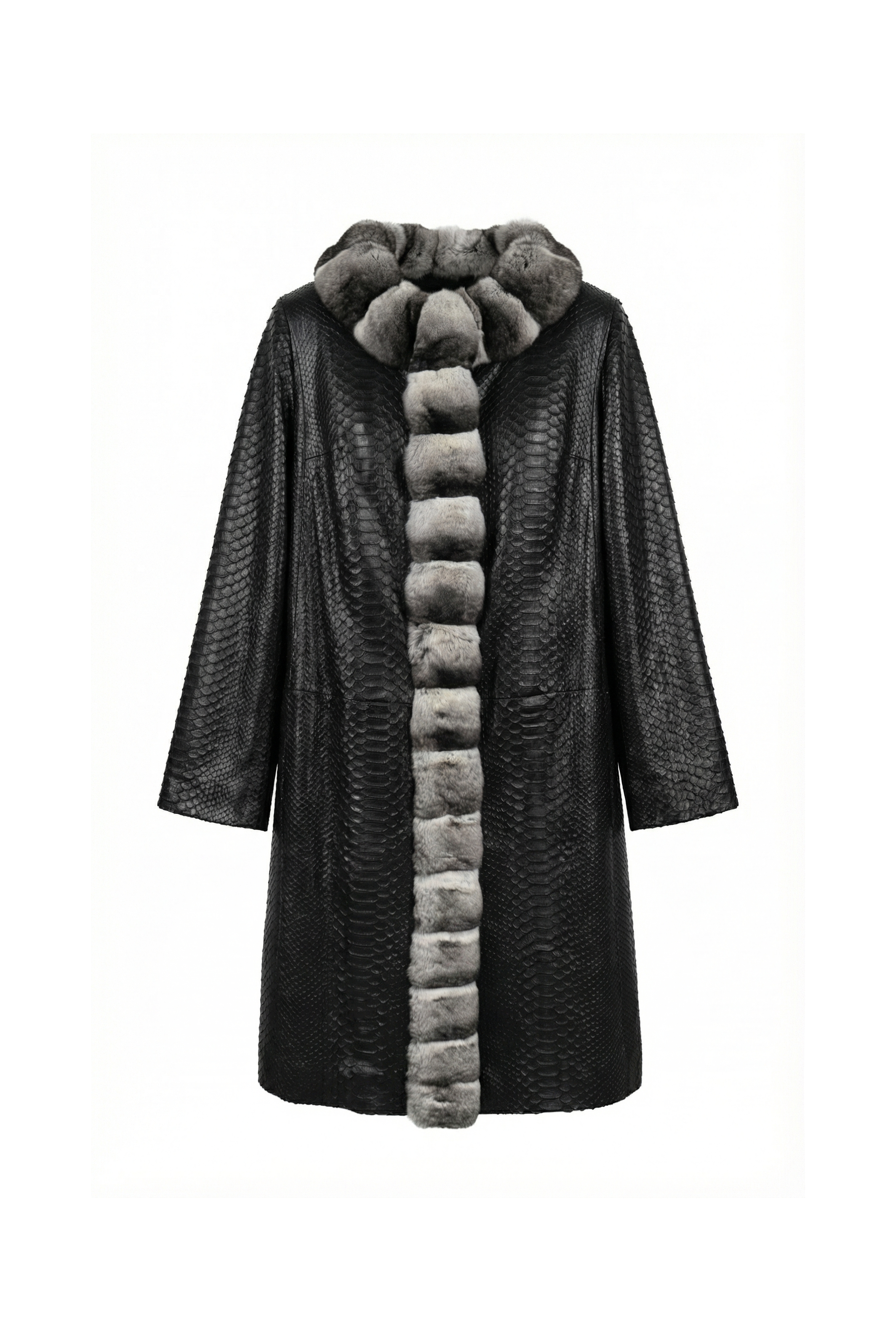 Serpentina Chinchilla Python Coat