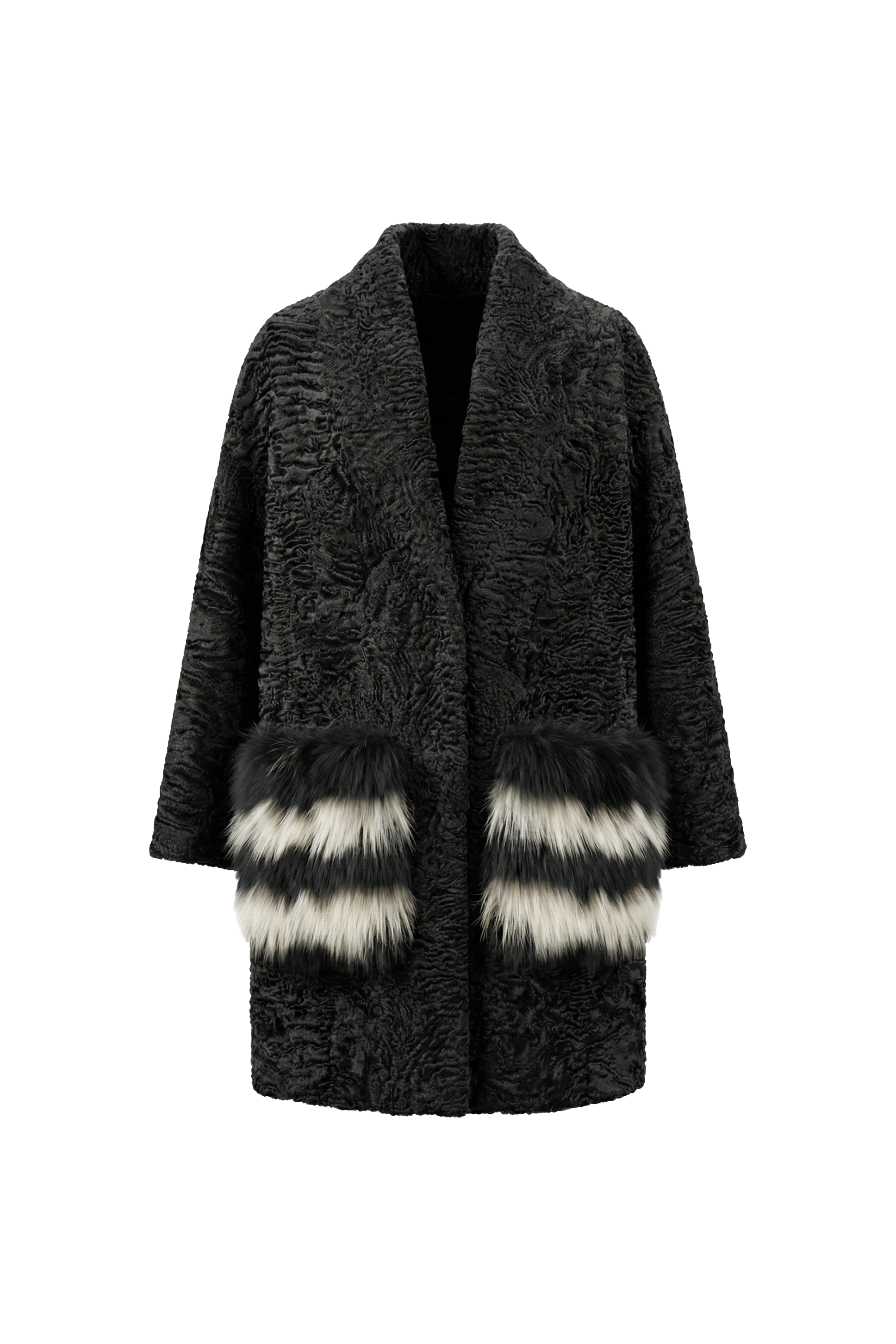 Noire Sauvage Swakara Coat