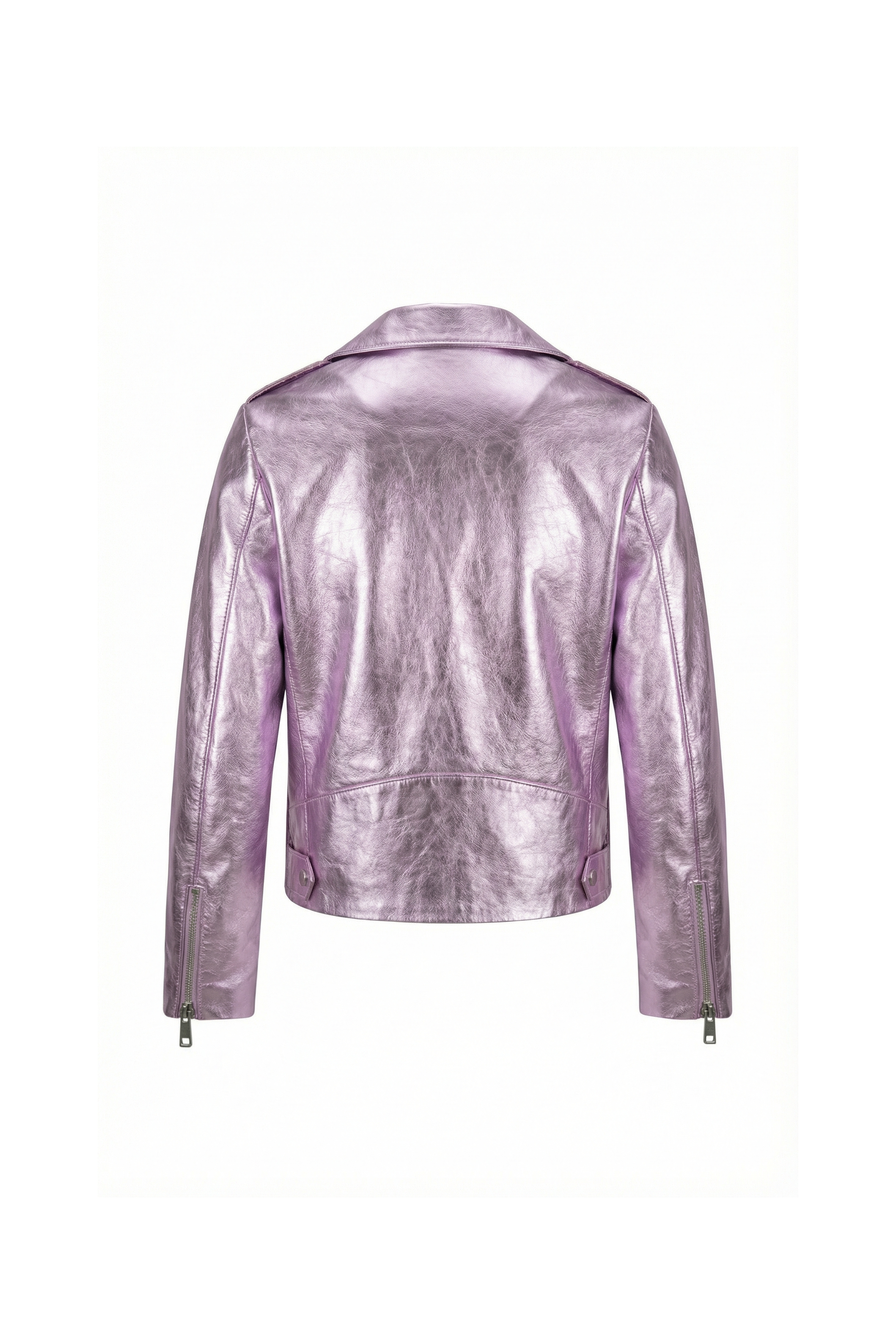 Luna Shine Metallic Leather Jacket