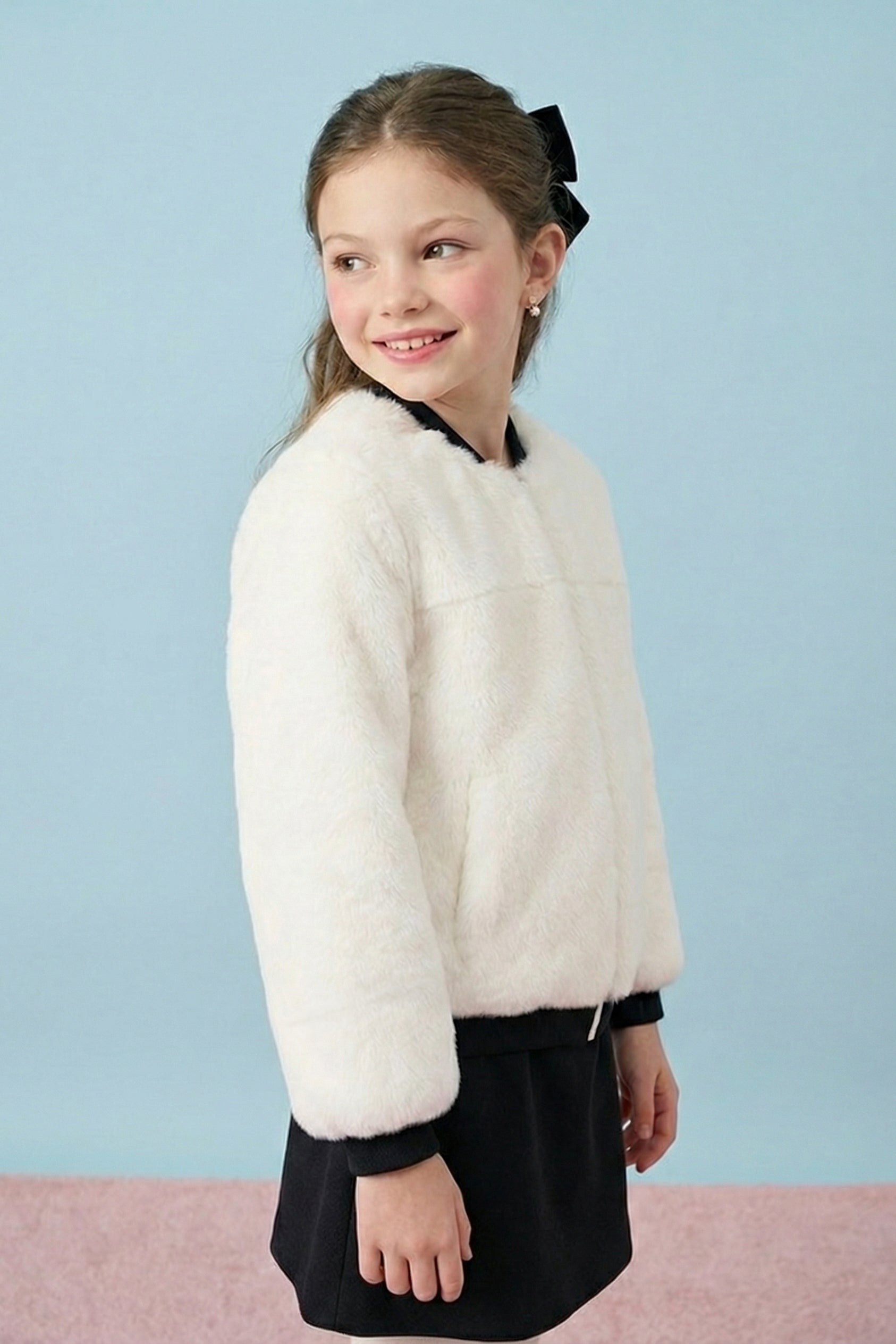 Snowheart Ivory Rex Fur Jacket