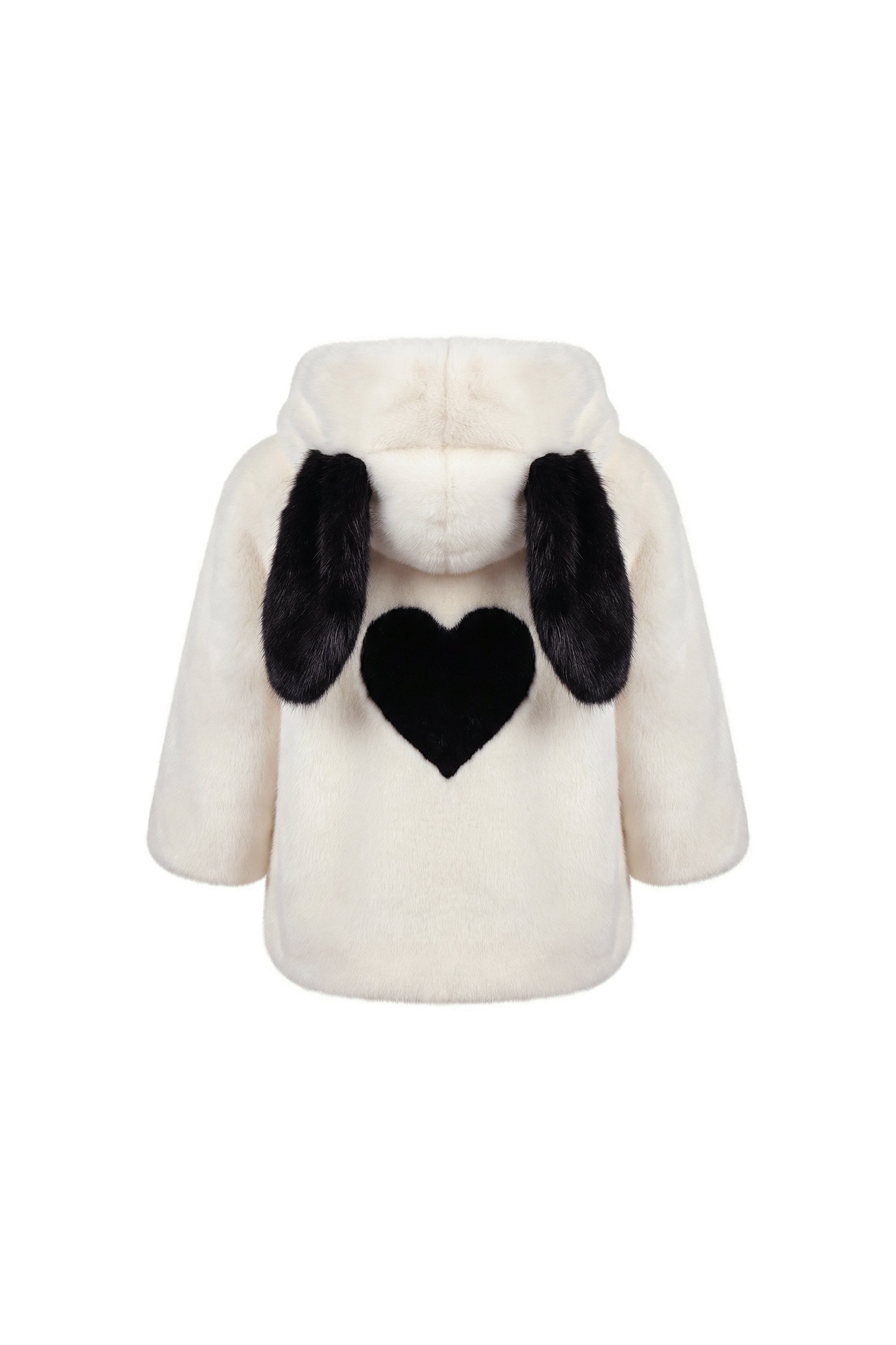 Ivory Bunny Rex Fur Jacket