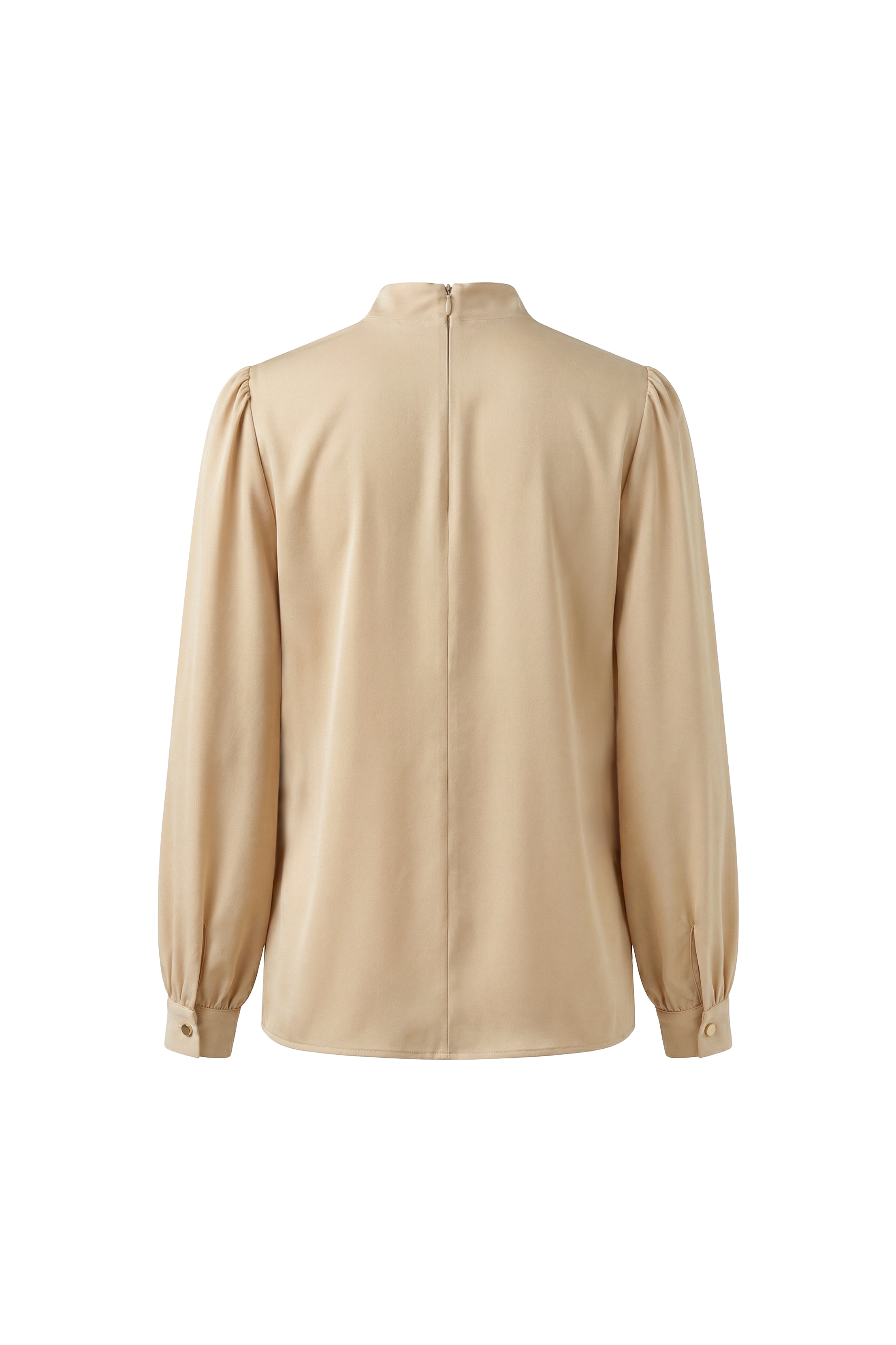 Valeria Crepe Silk Tie Blouse