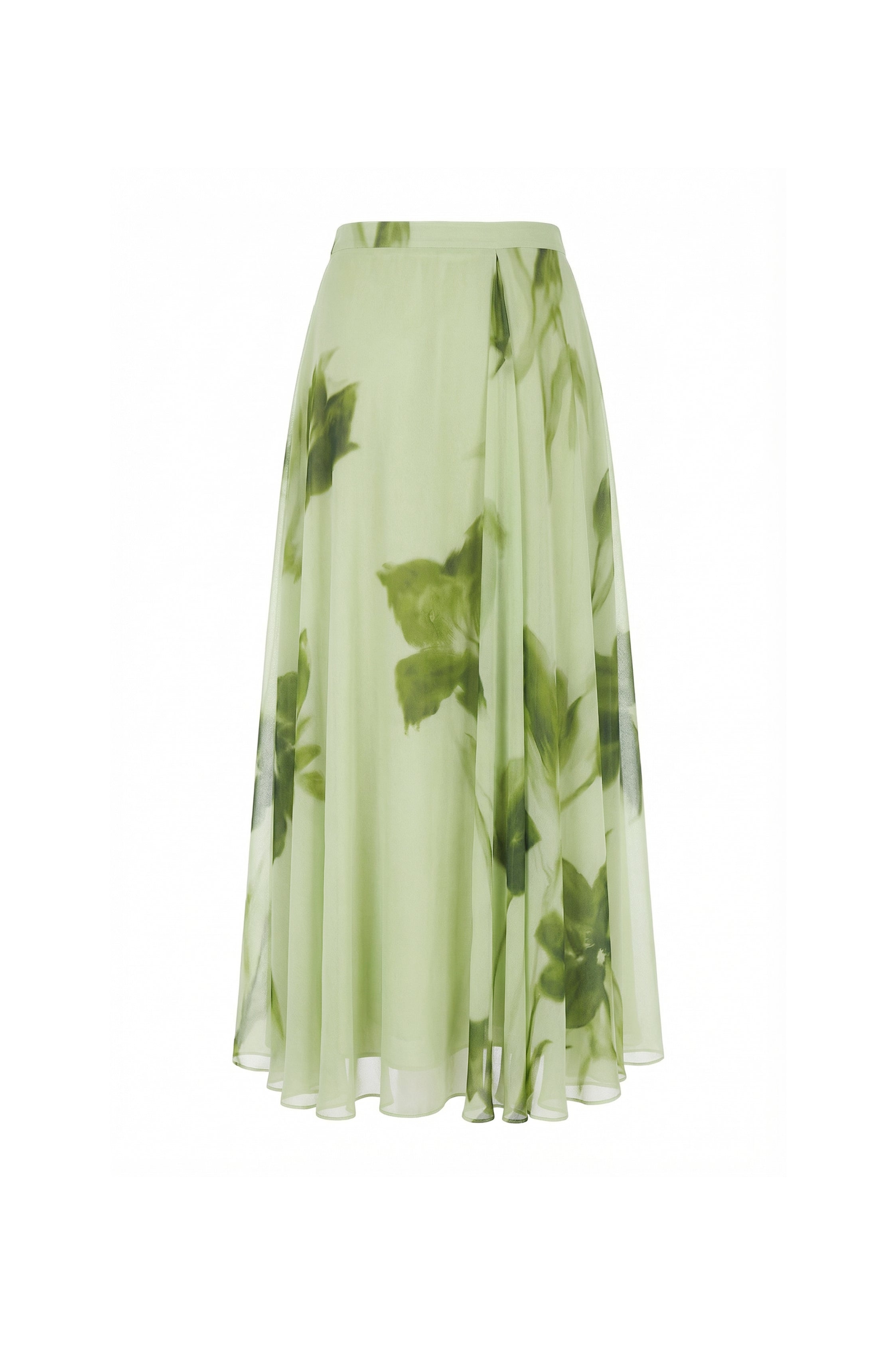 Verdelia Botanical Chiffon Skirt