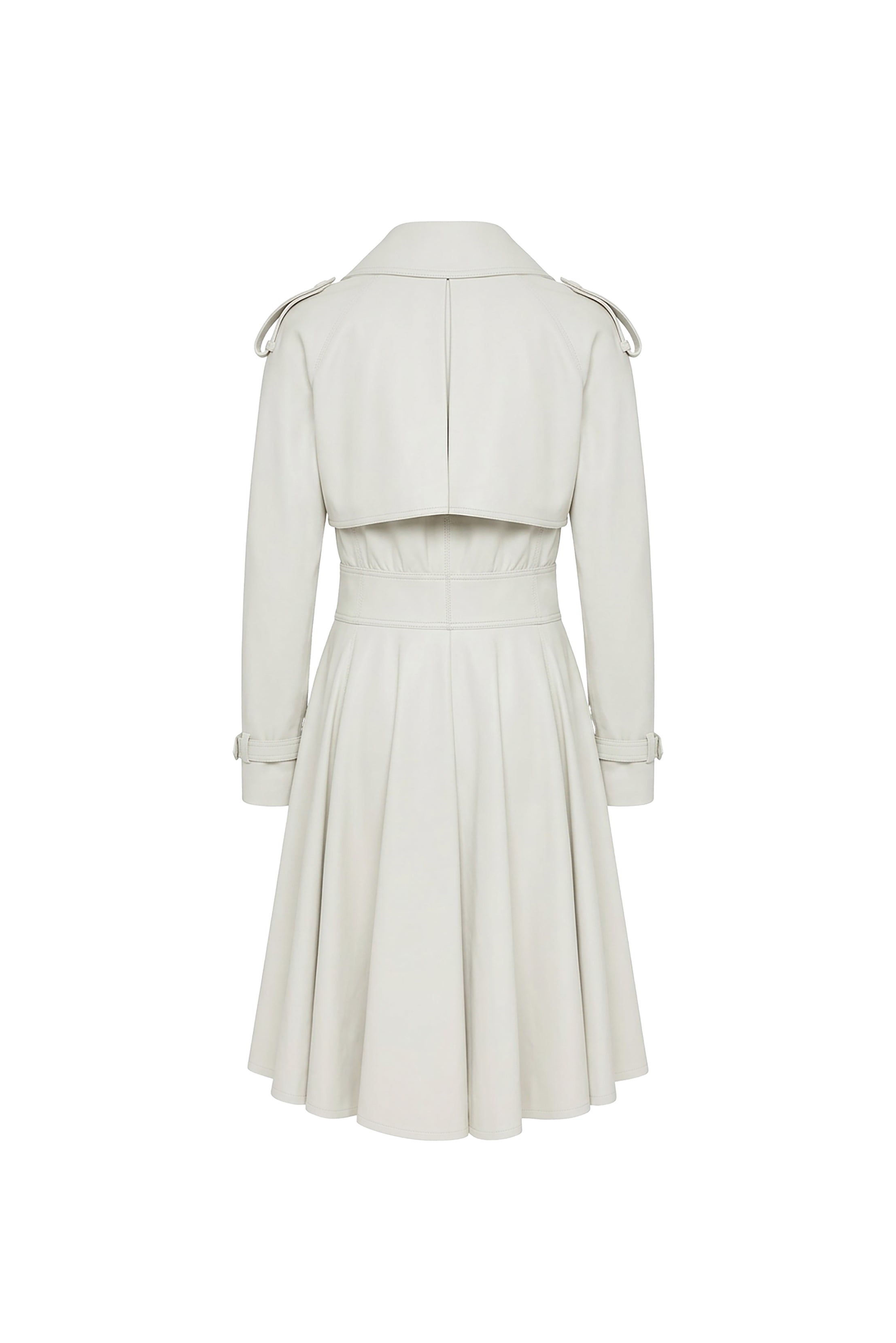 Alessia Nappa Belted Trench Dress