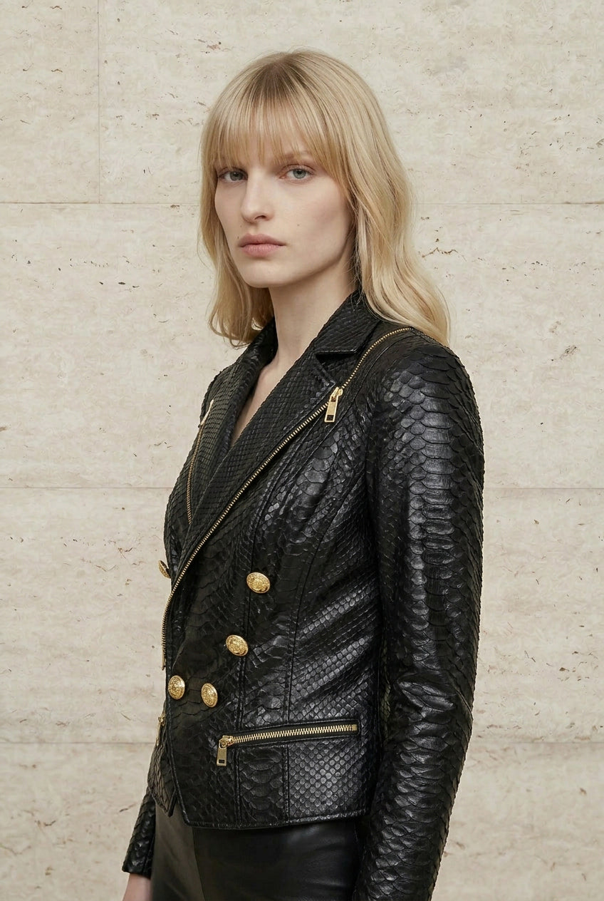 Virelle Python Tailored Jacket