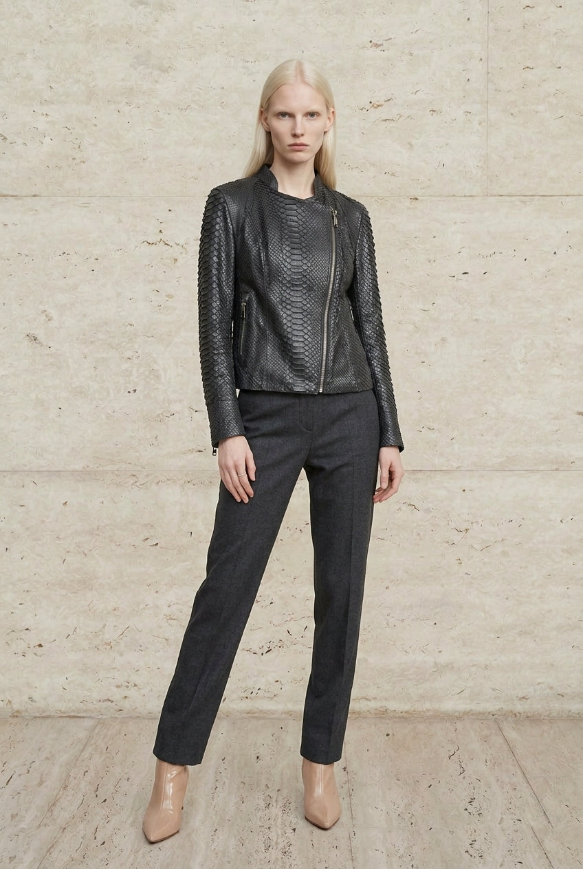 Noiré Python Zip Jacket