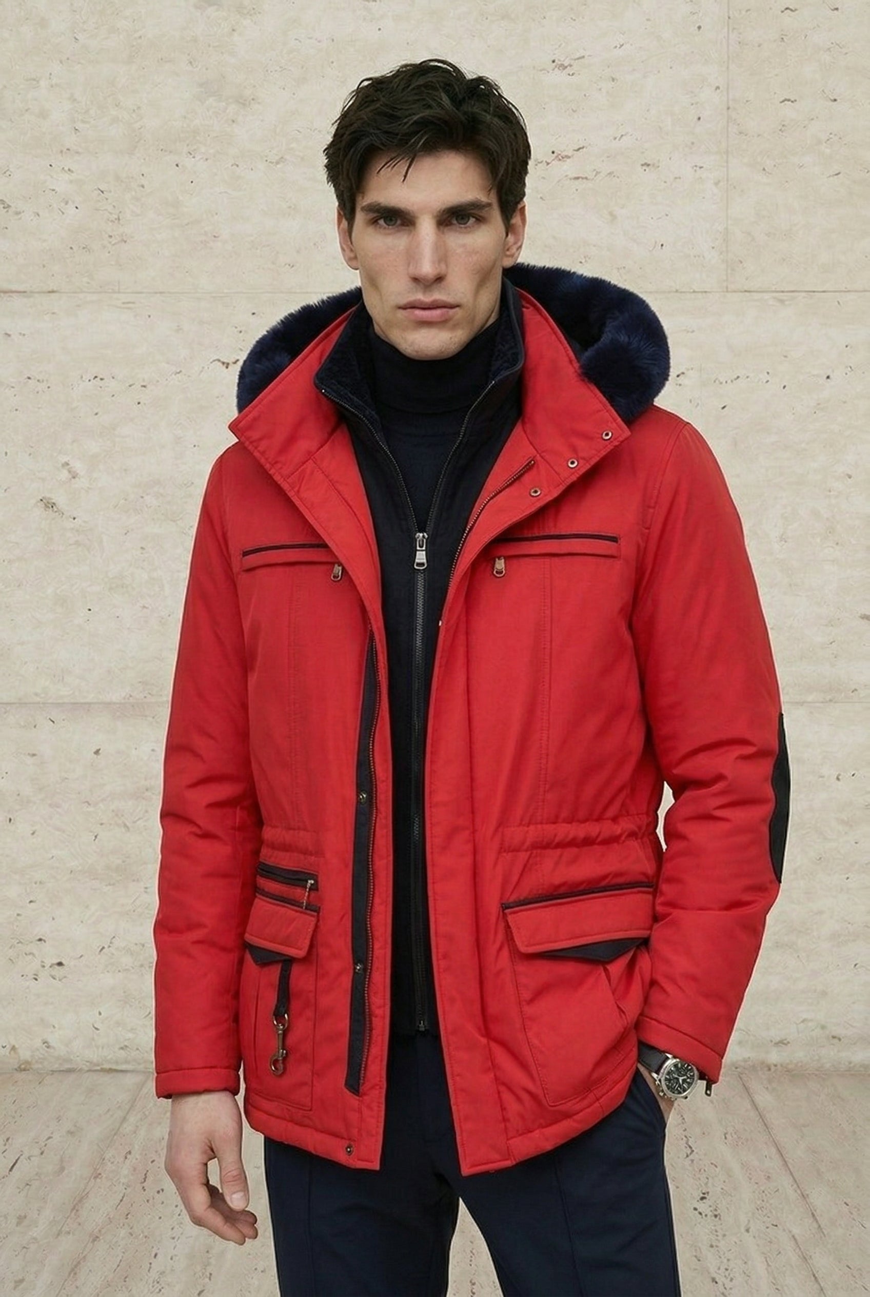 Aurelio Technical Rex Fur-Lined Parka