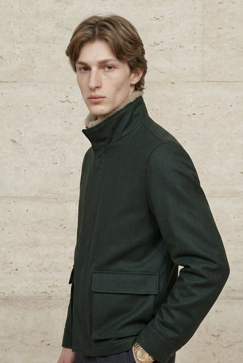 Velaro Wool Fur Collar Jacket