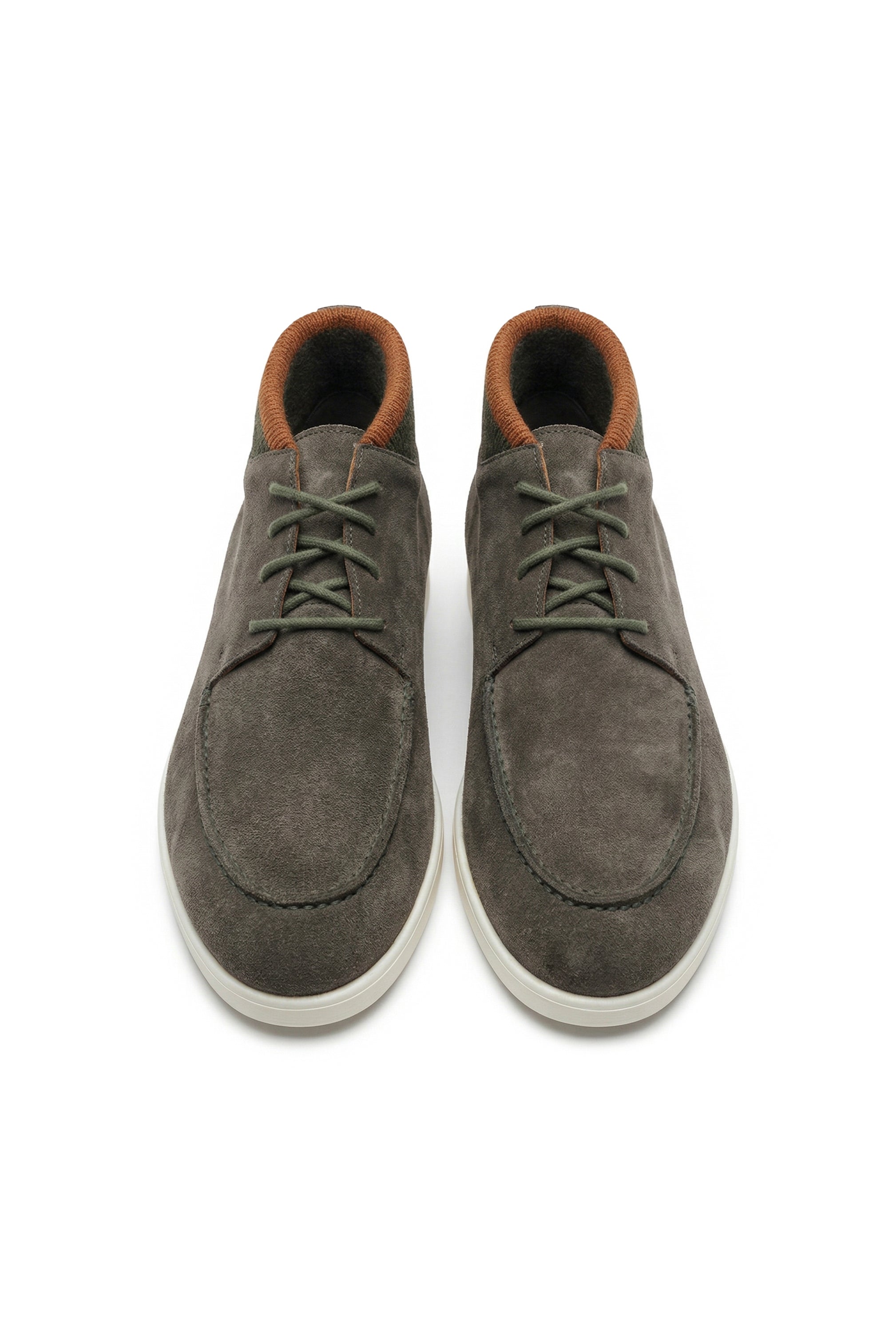 Verde Morbido Suede Walk Boots