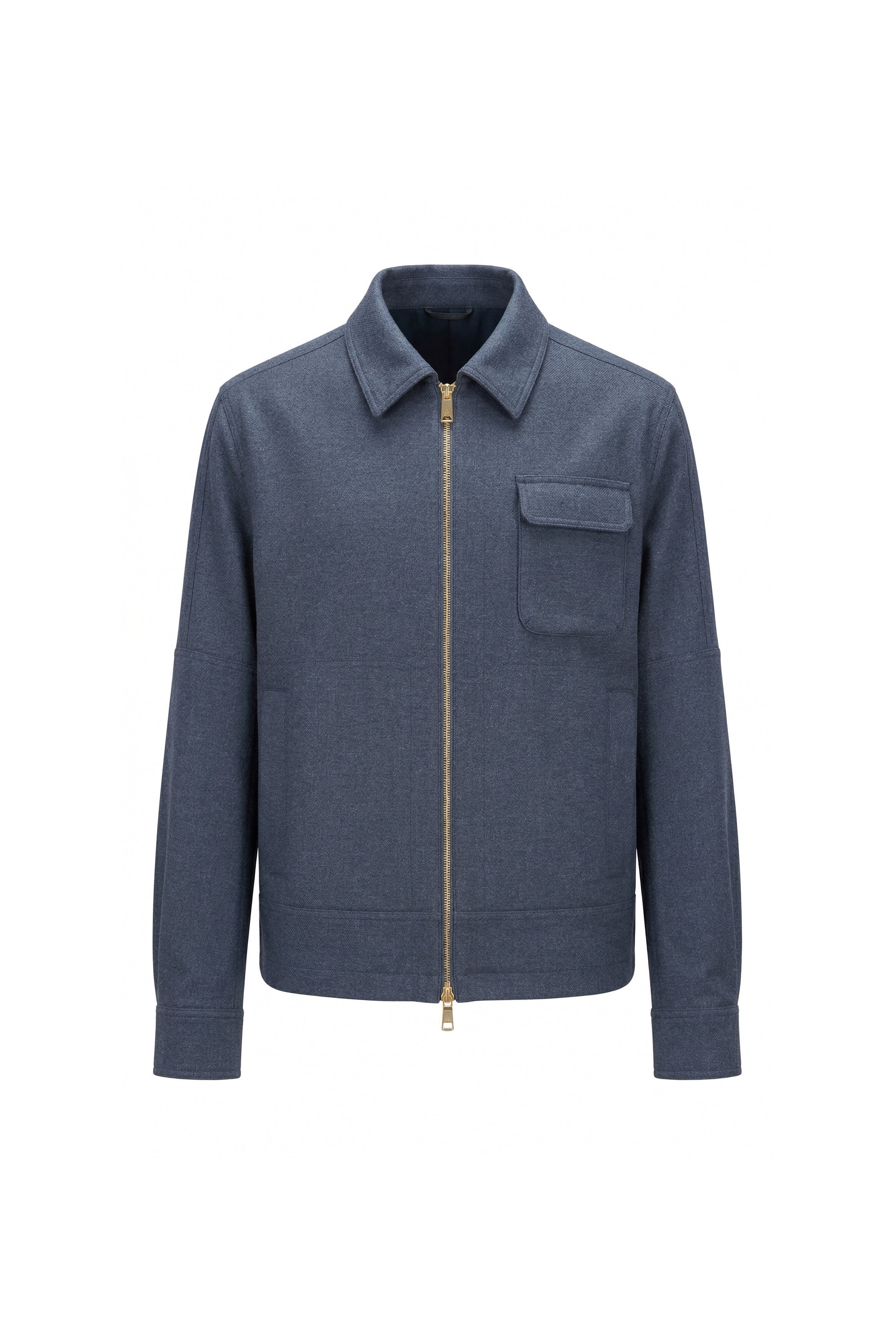 Azzuro Calmo Zip Blouson