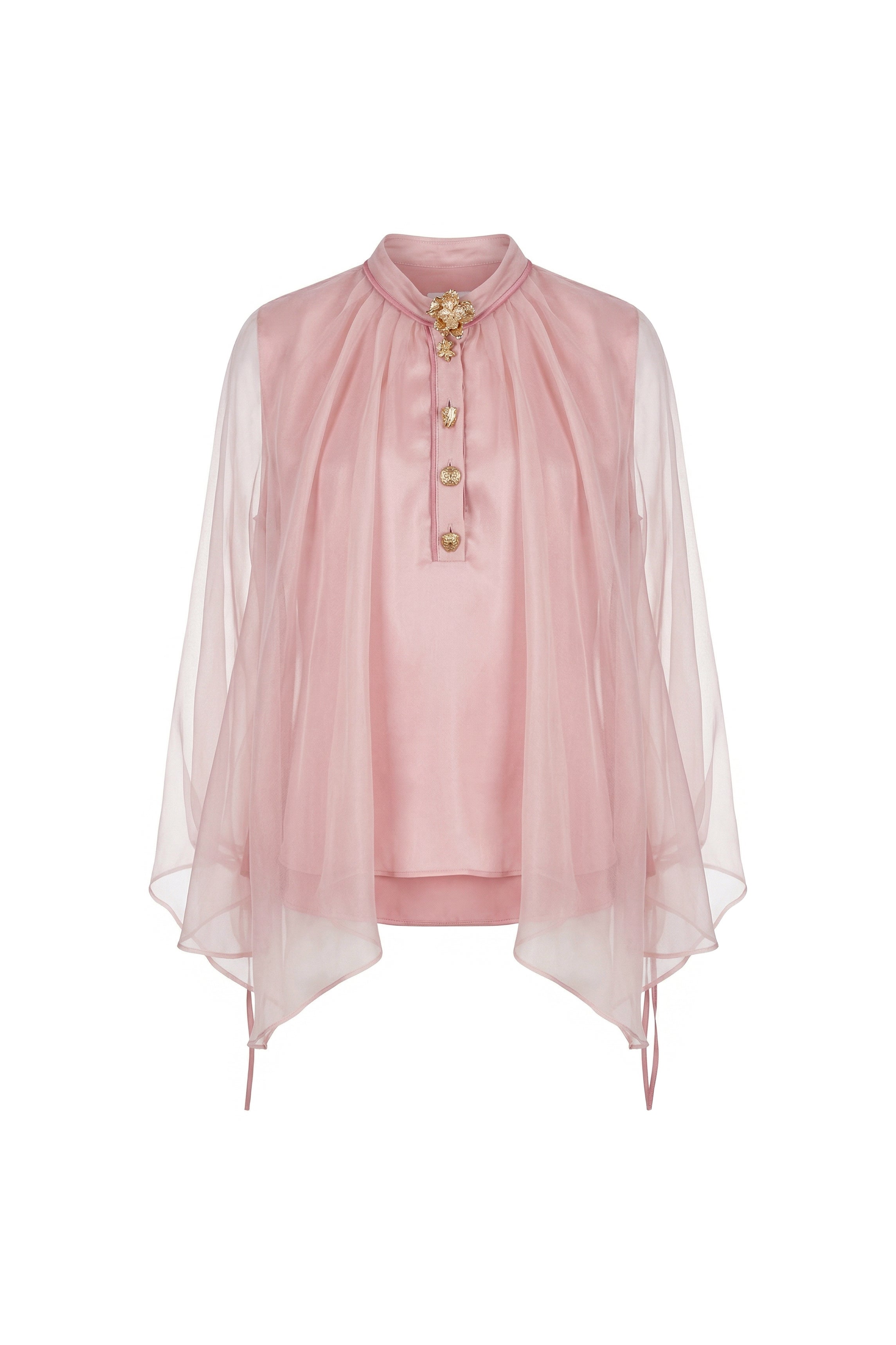 Rosa Vela Silk Organza Blouse