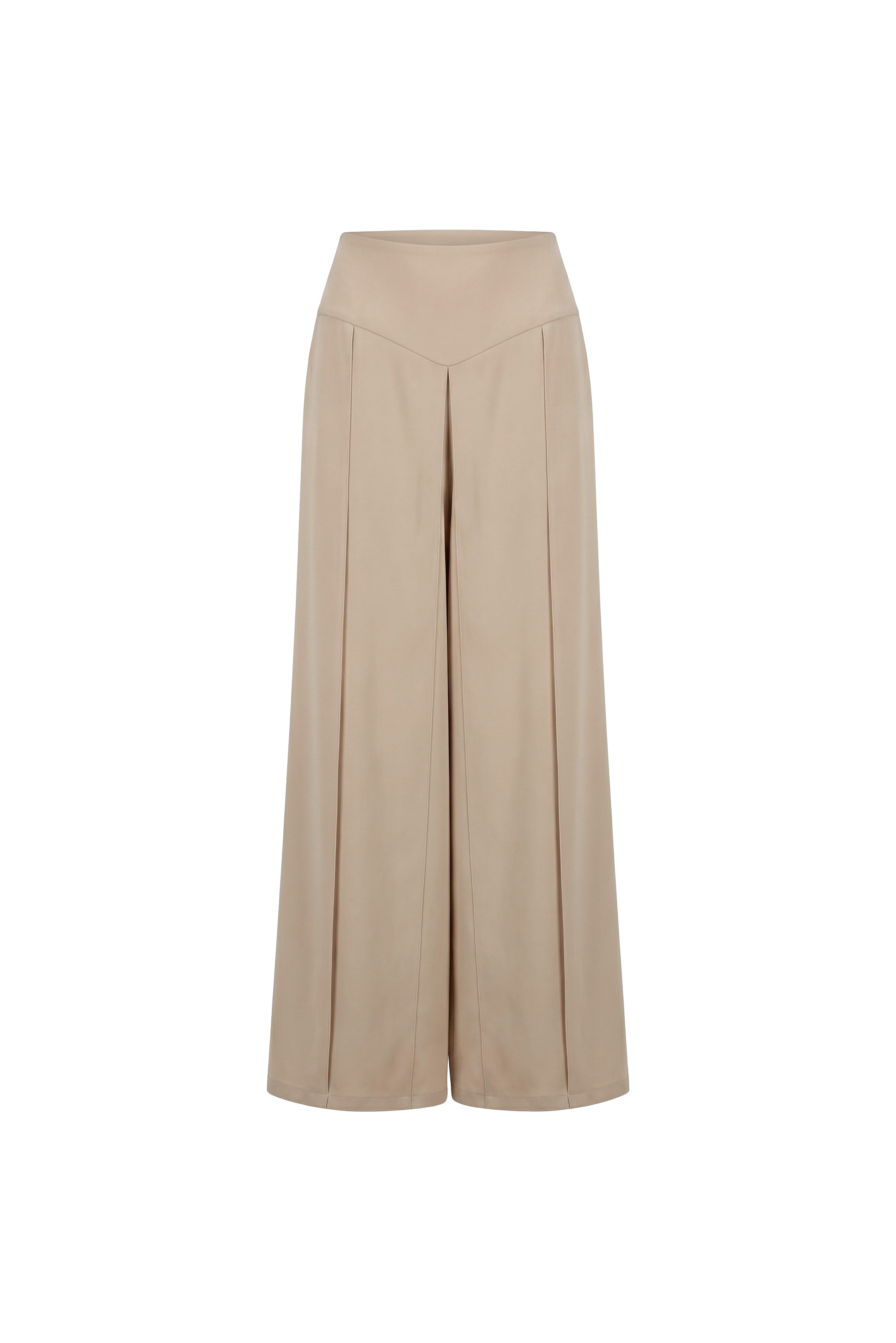 Veloura Sculpted Wide-Leg Trousers