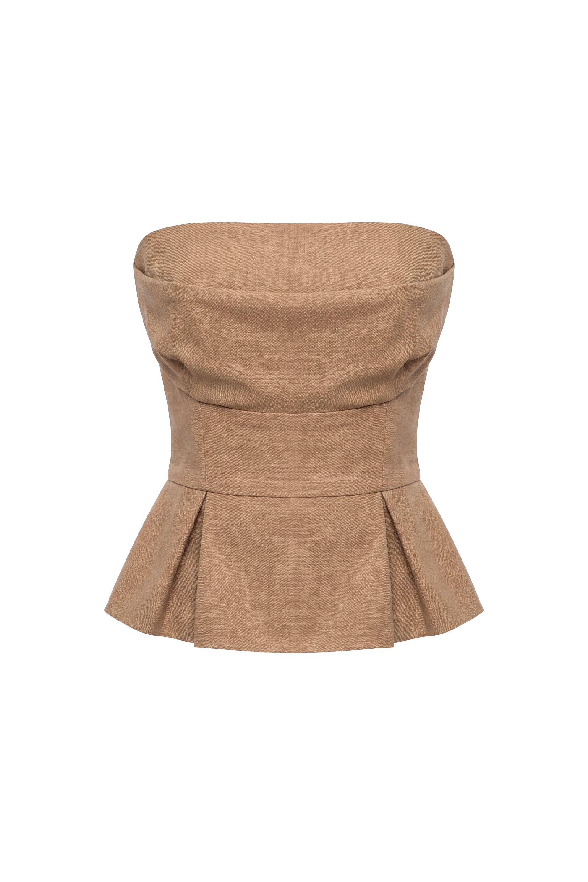 Seralyn Sculpted Linen Corset