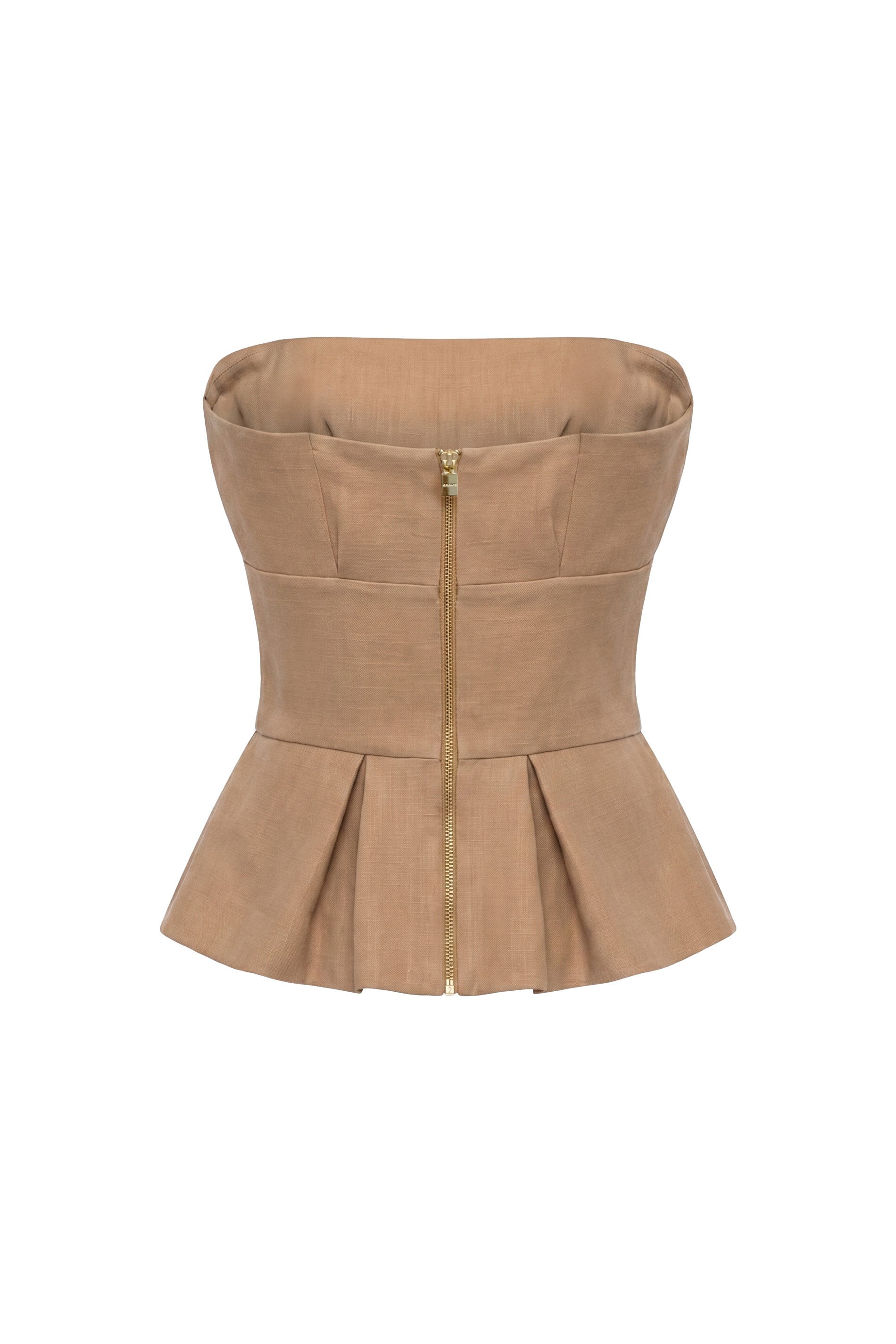 Seralyn Sculpted Linen Corset