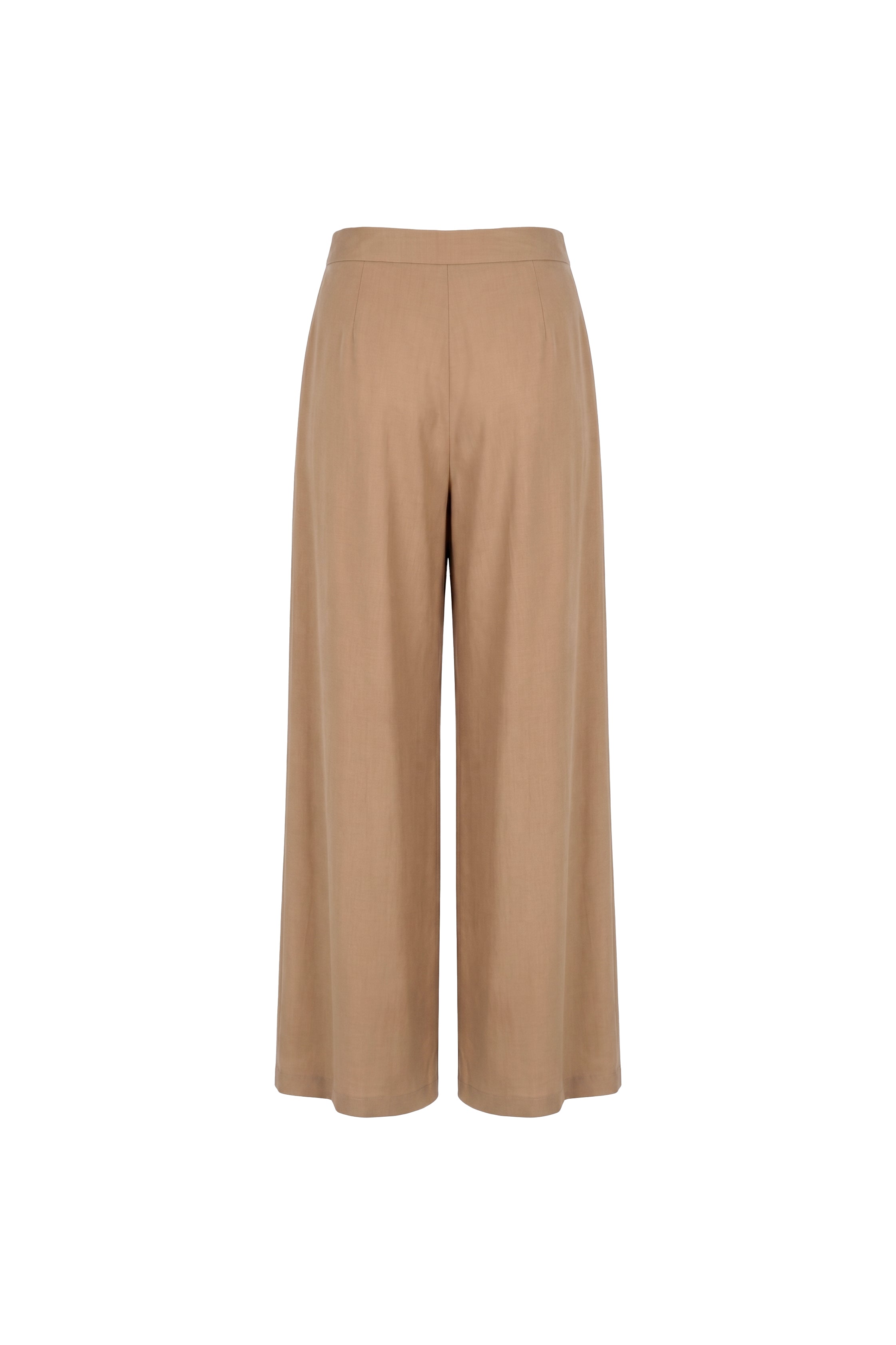 Seralyn Fluid Linen-Blend Trousers