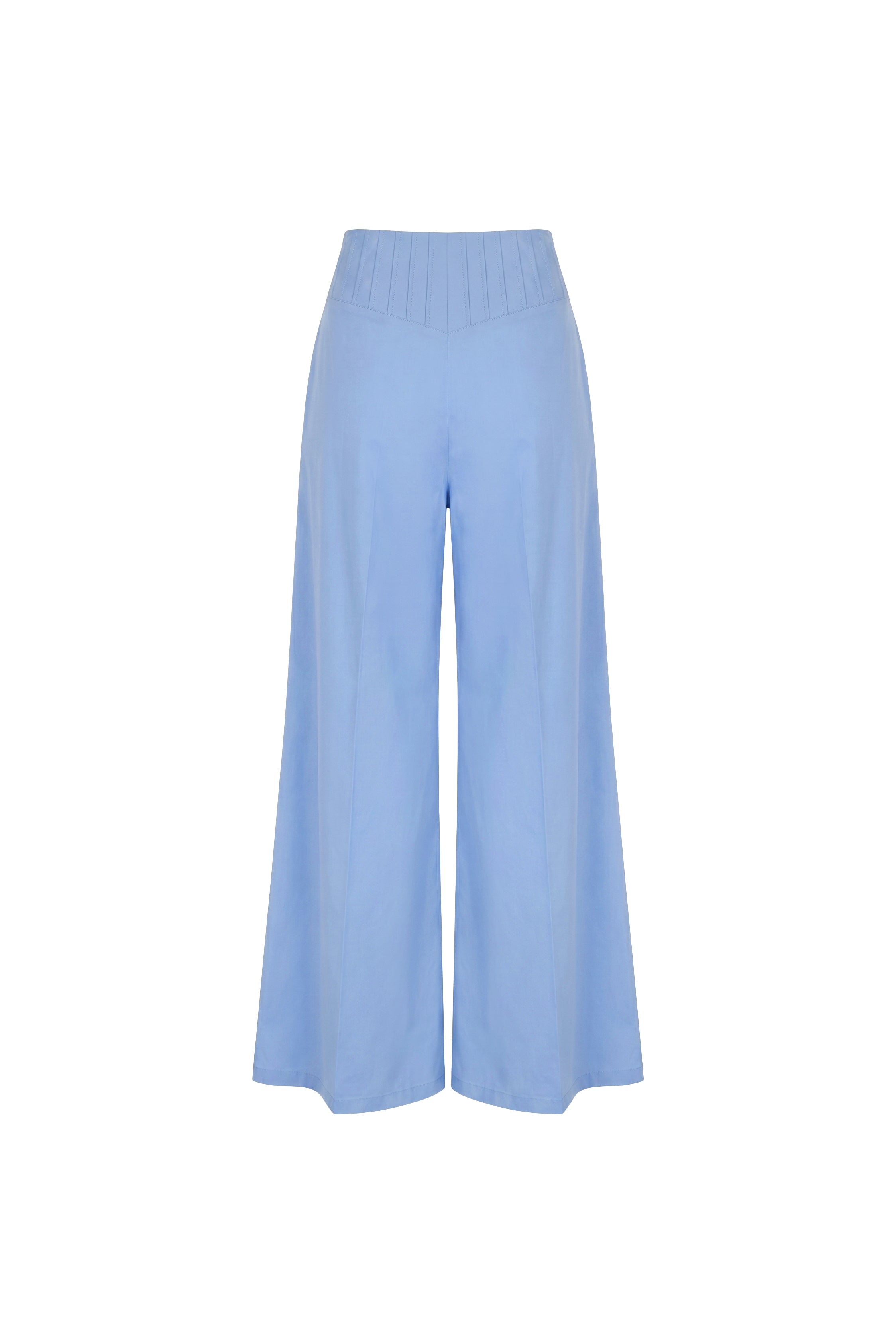 Azzurra Petalo Wide-Leg Trousers