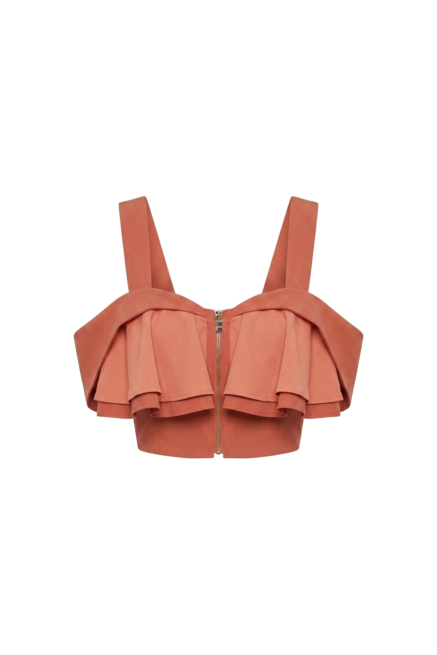 Terrana Ruffle Crop Top