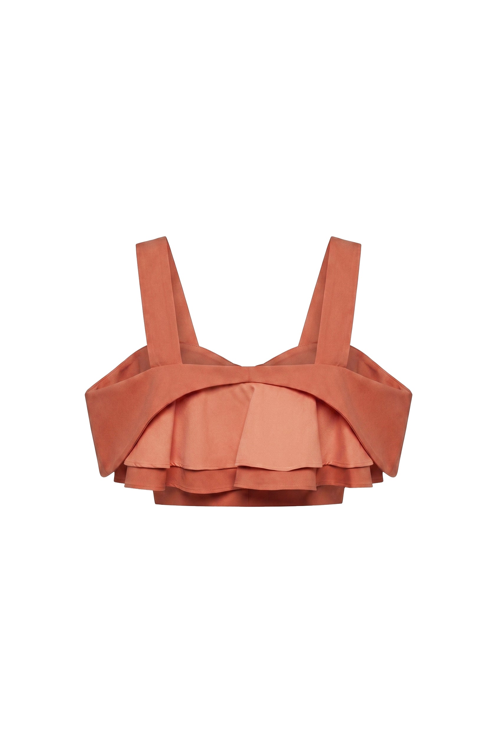 Terrana Ruffle Crop Top