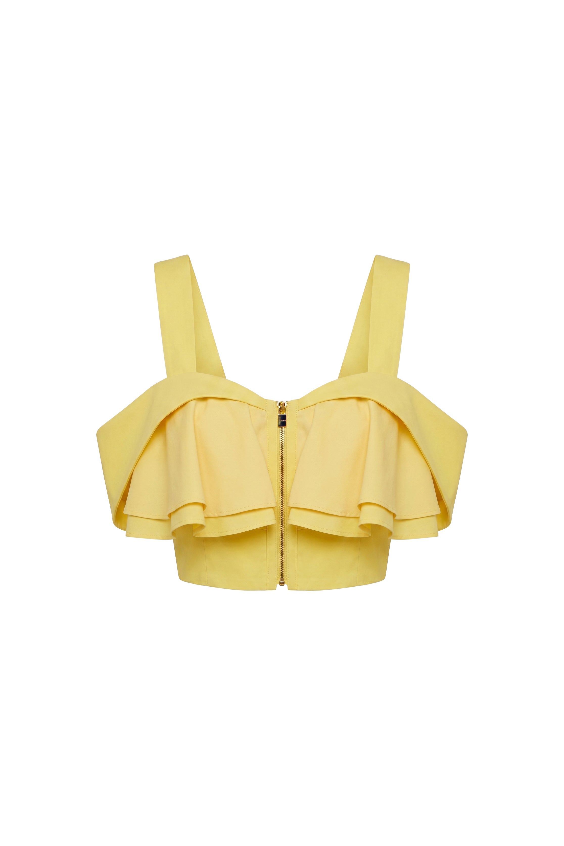 Solevara Ruffle Crop Top