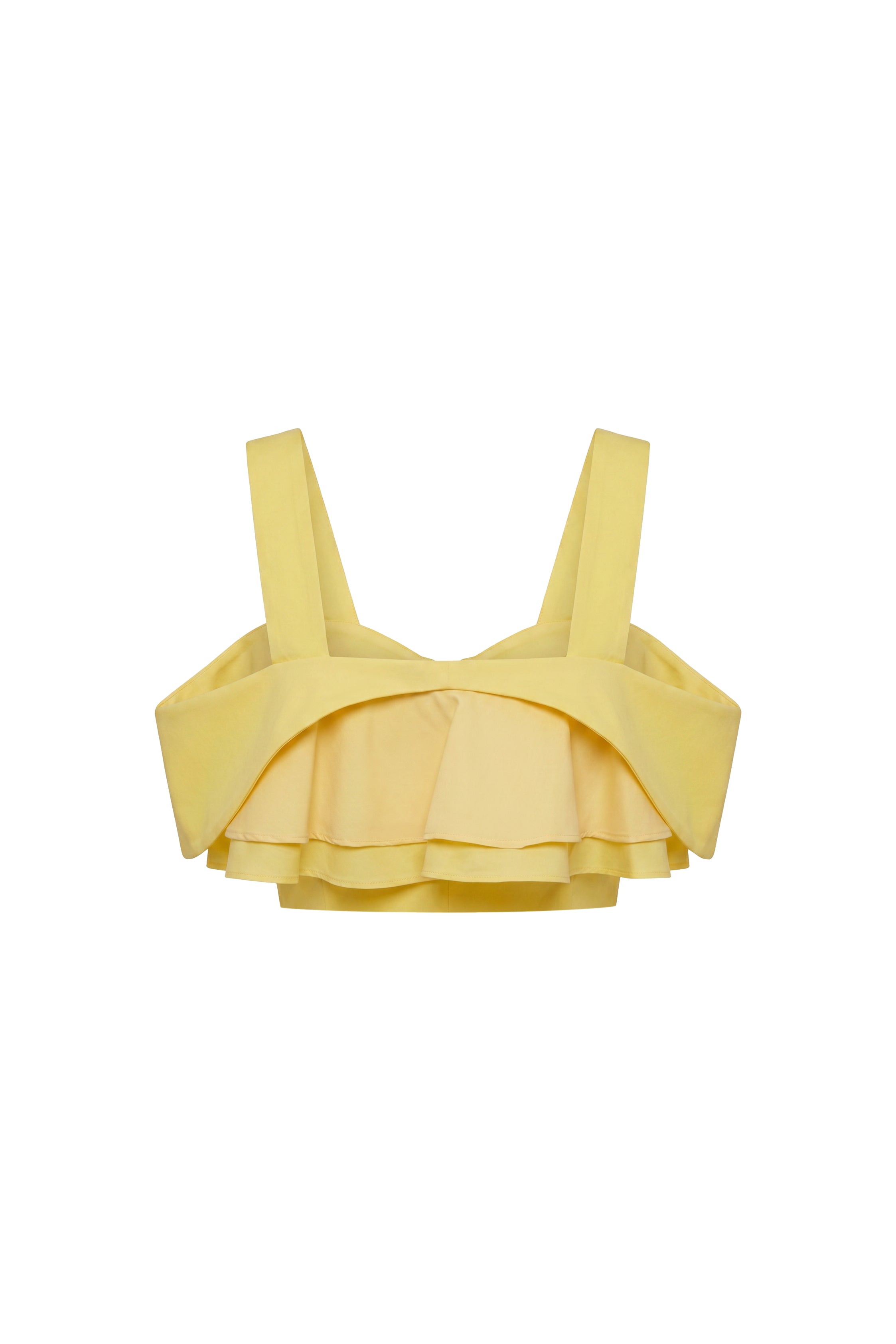 Solevara Ruffle Crop Top