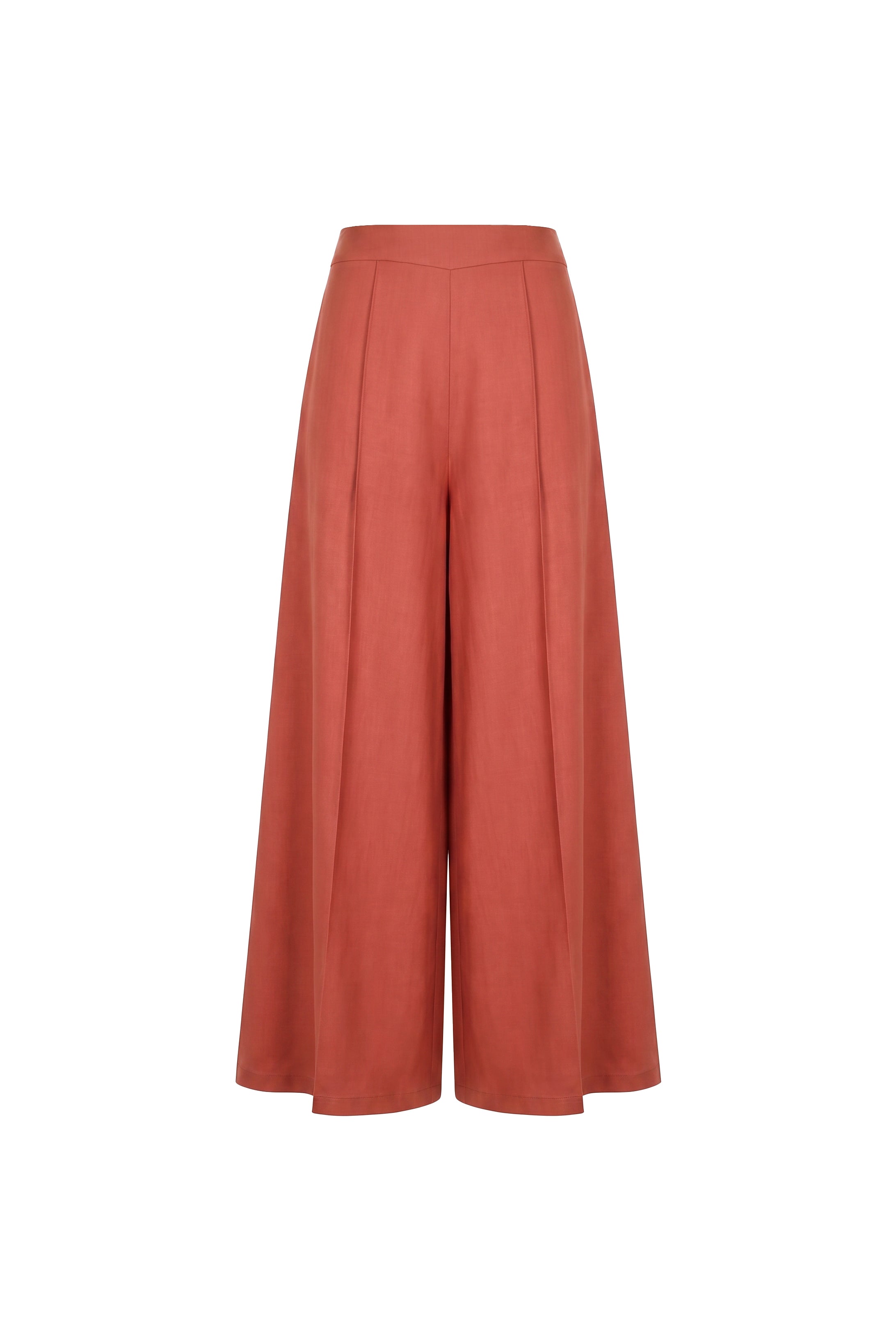 Siena Pleated Wide-Leg Trousers