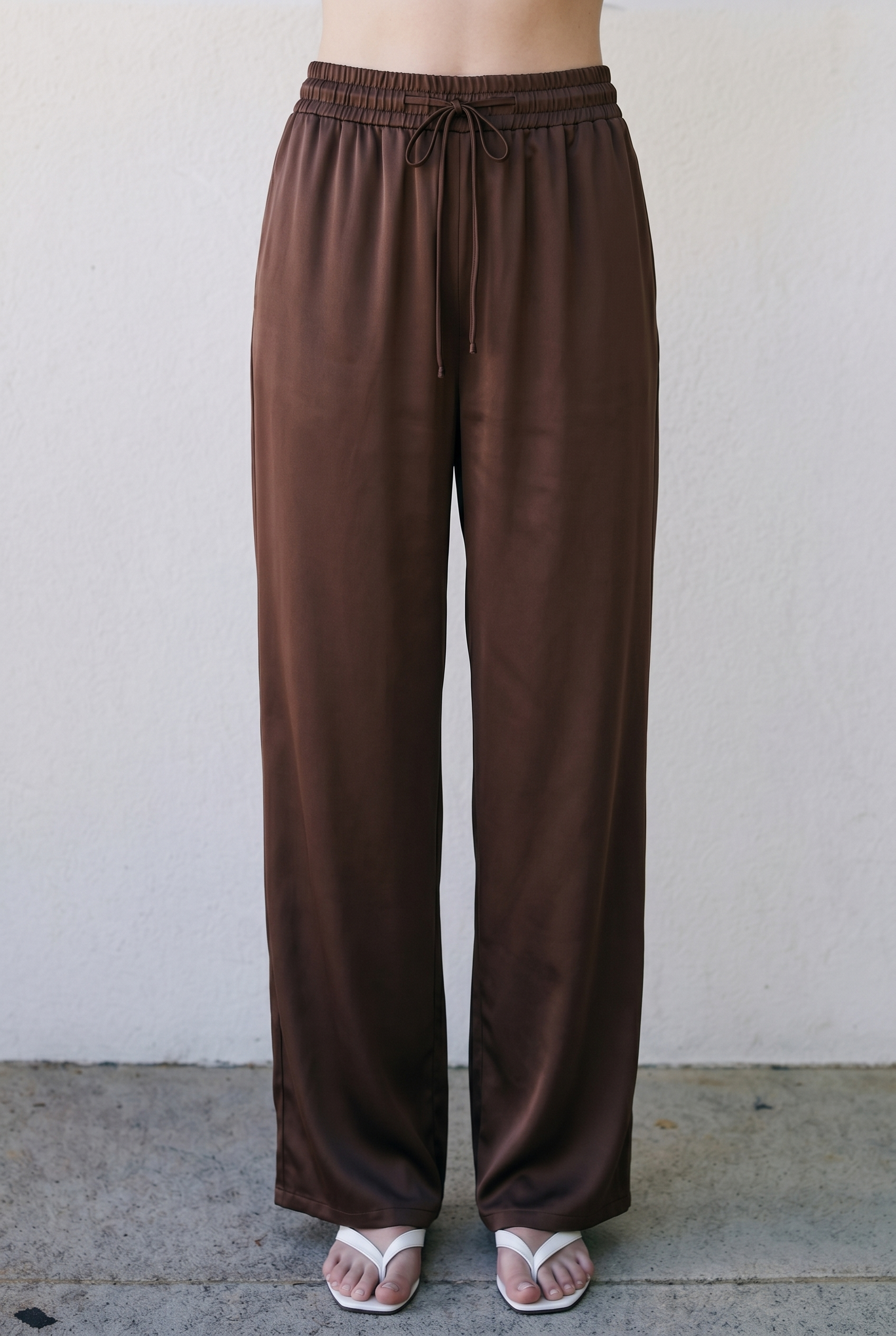 Verona Wide-Leg Drawstring Trousers