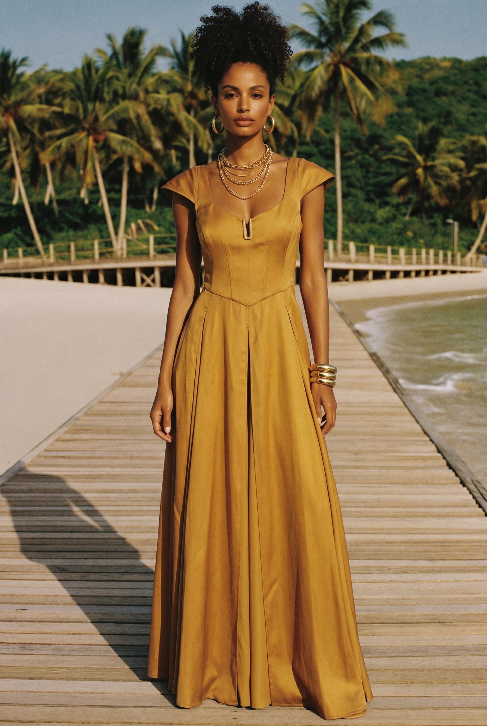 Soleil Flow Maxi Dress