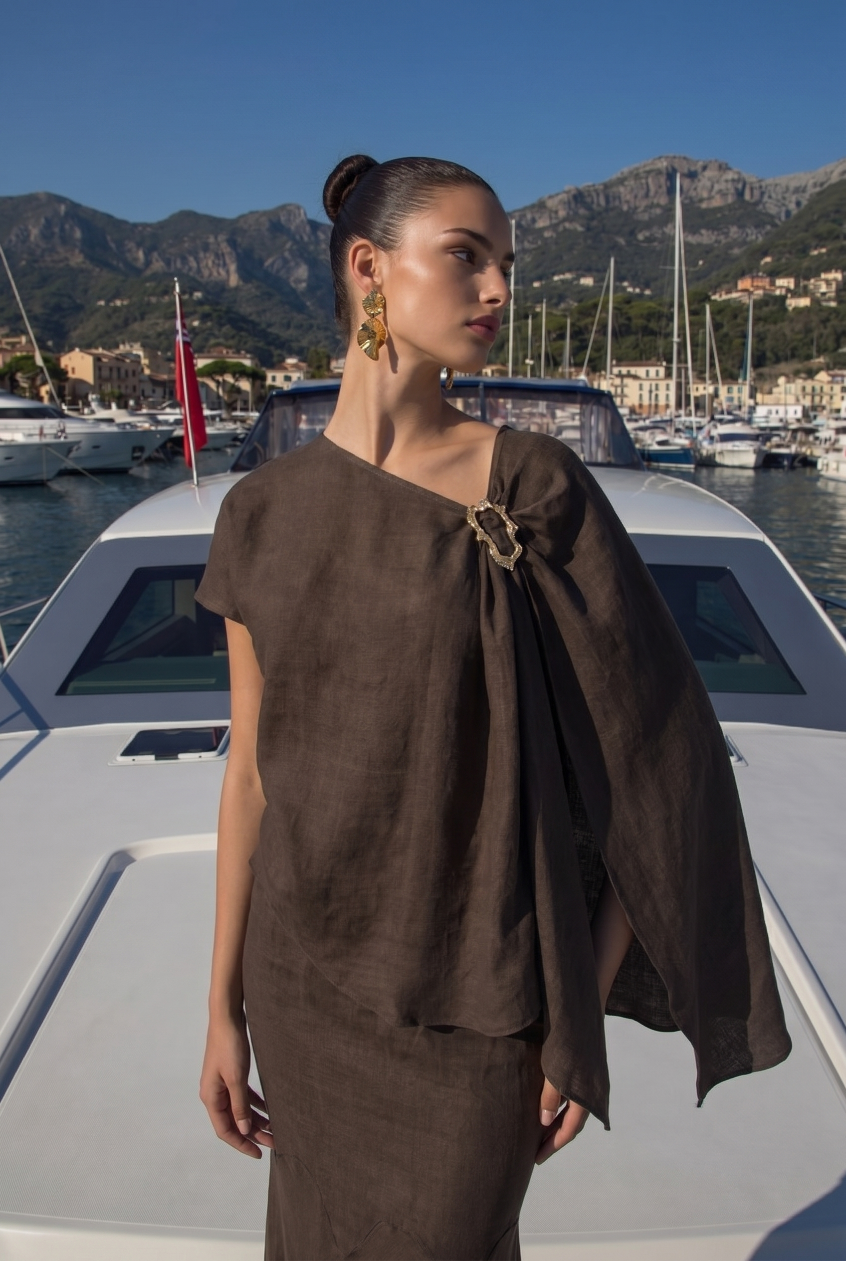 Siena Draped Asymmetric Top