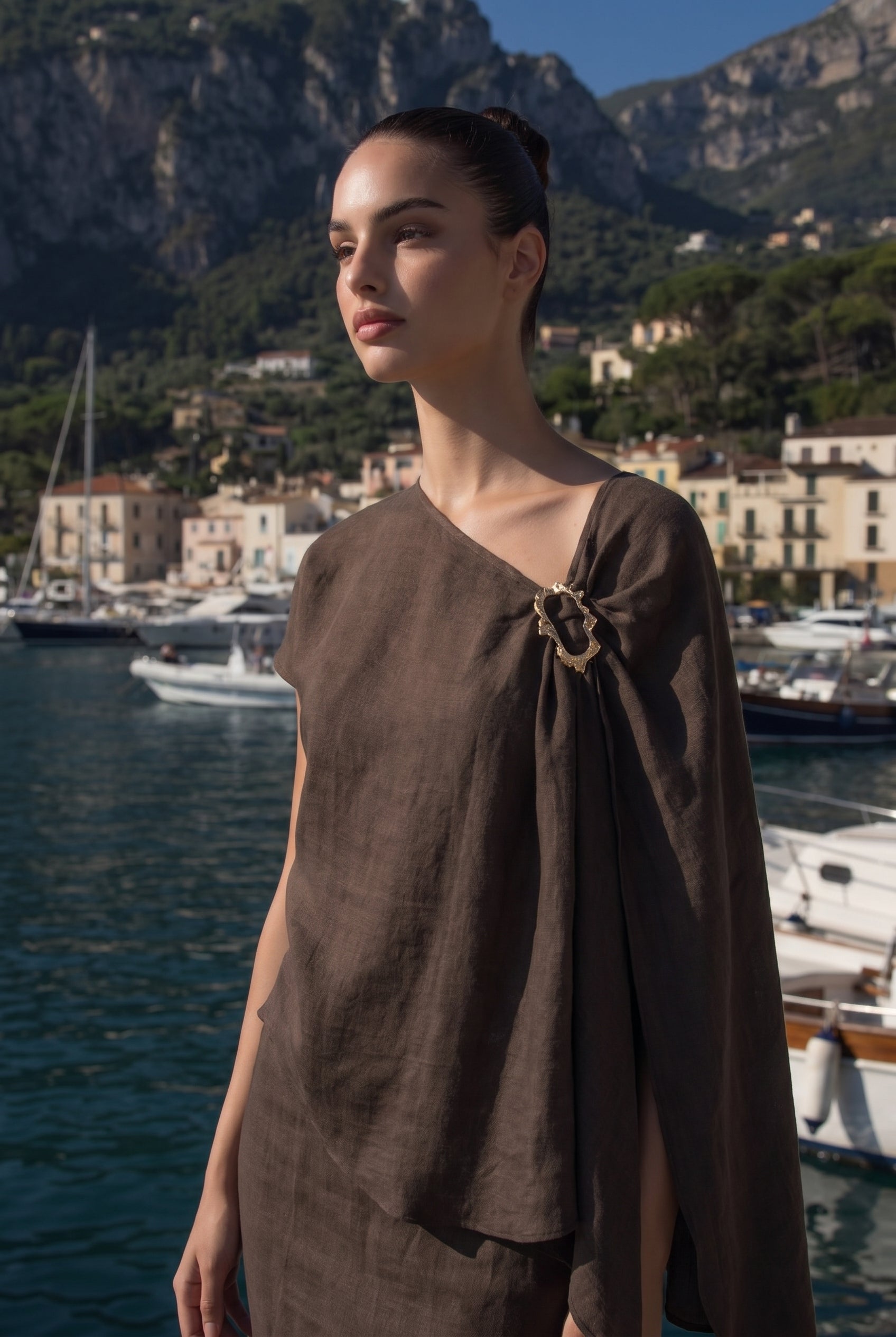 Siena Draped Asymmetric Top