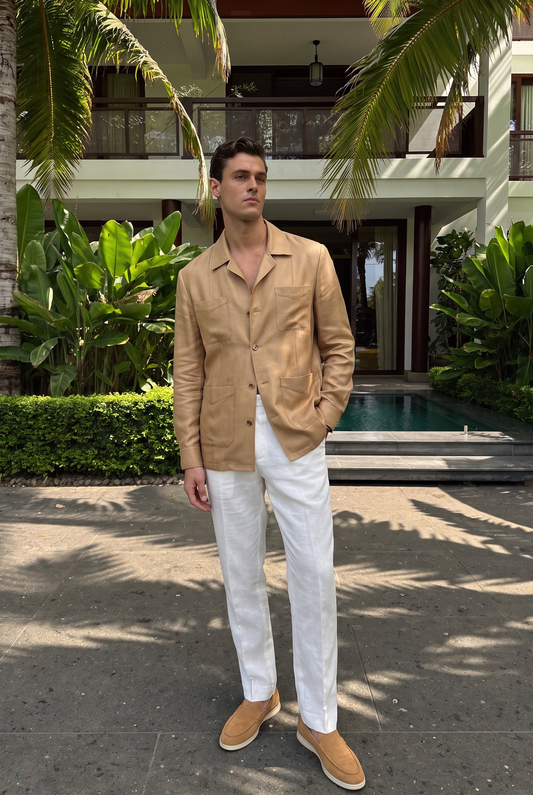 Sahara Atelier Utility Overshirt