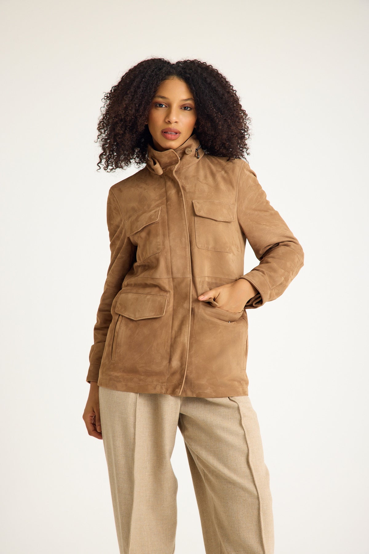 Sienna Suede Leather Jacket