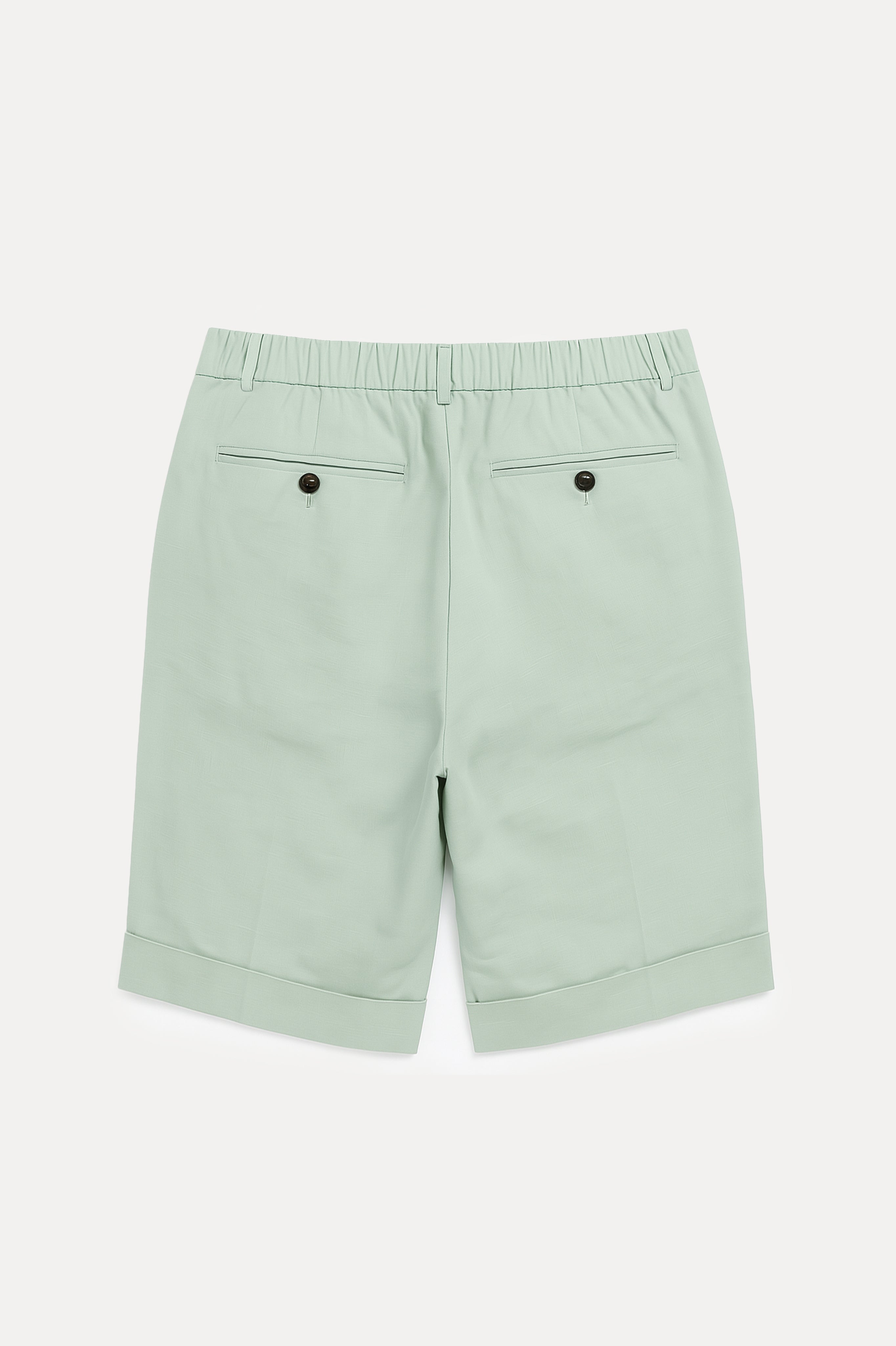 Mint Linen Shorts
