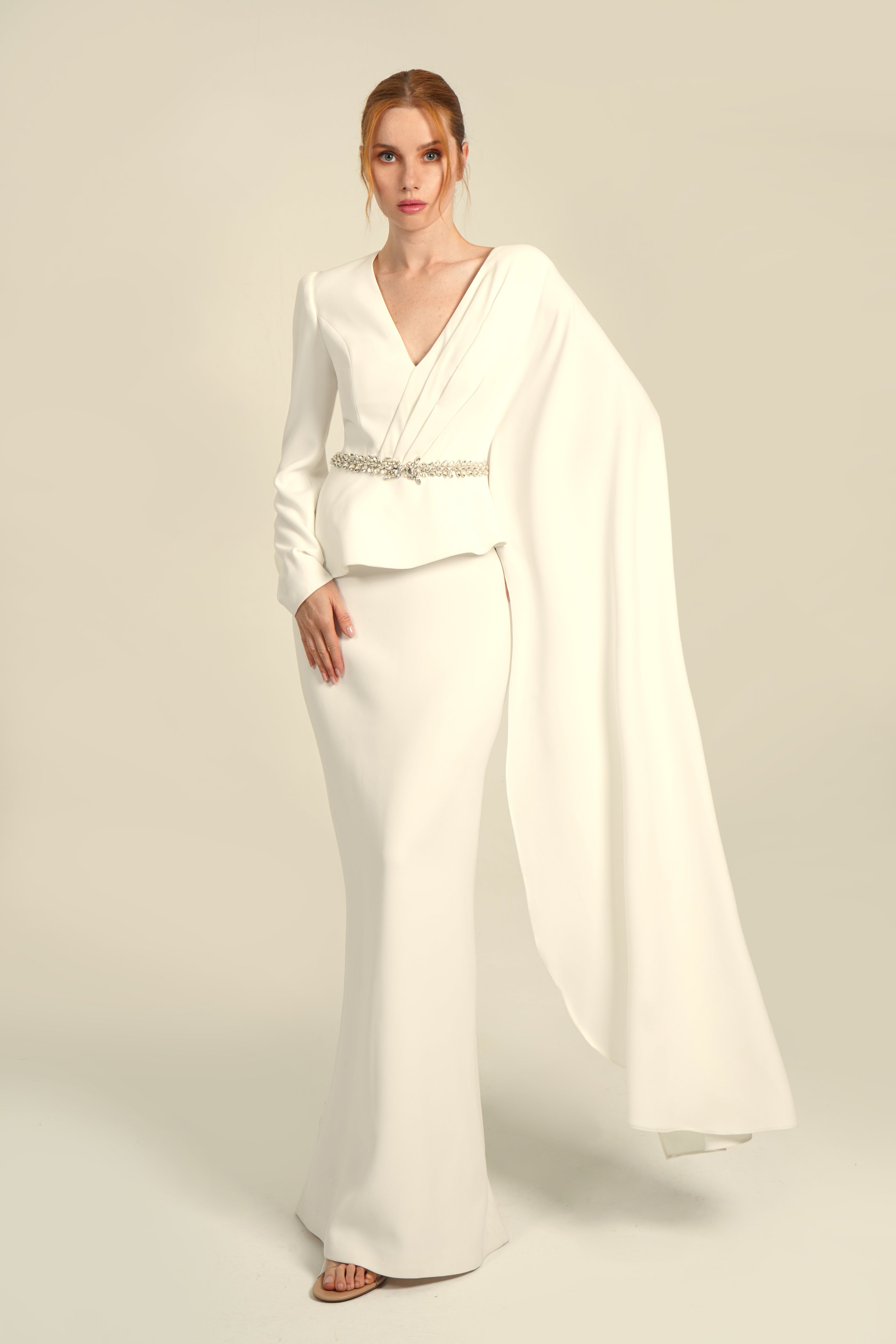 Swarovski Design Stardust Alabaster Glam Dress