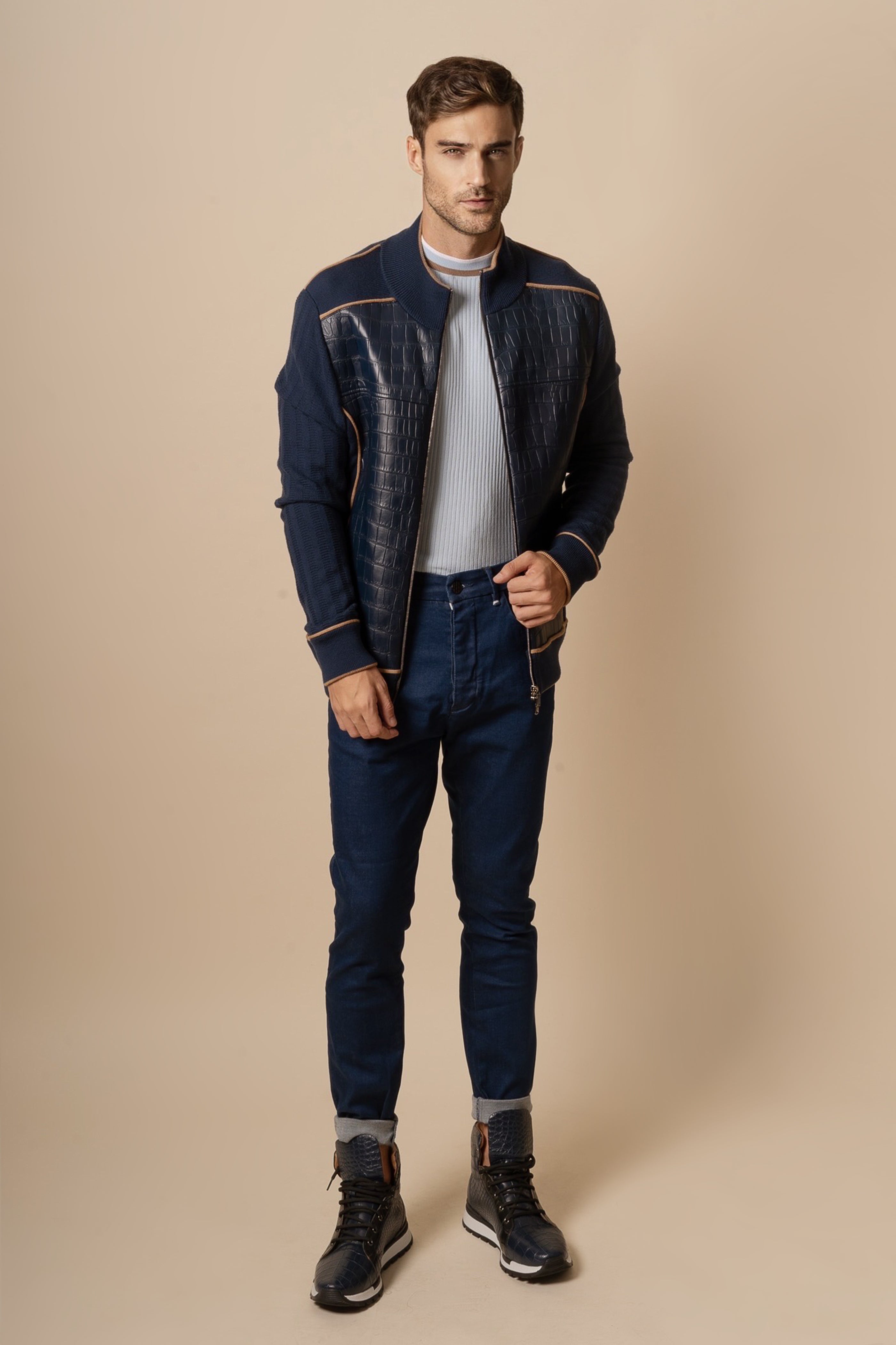 Earthbound CrocTouch Cashmere Jacket