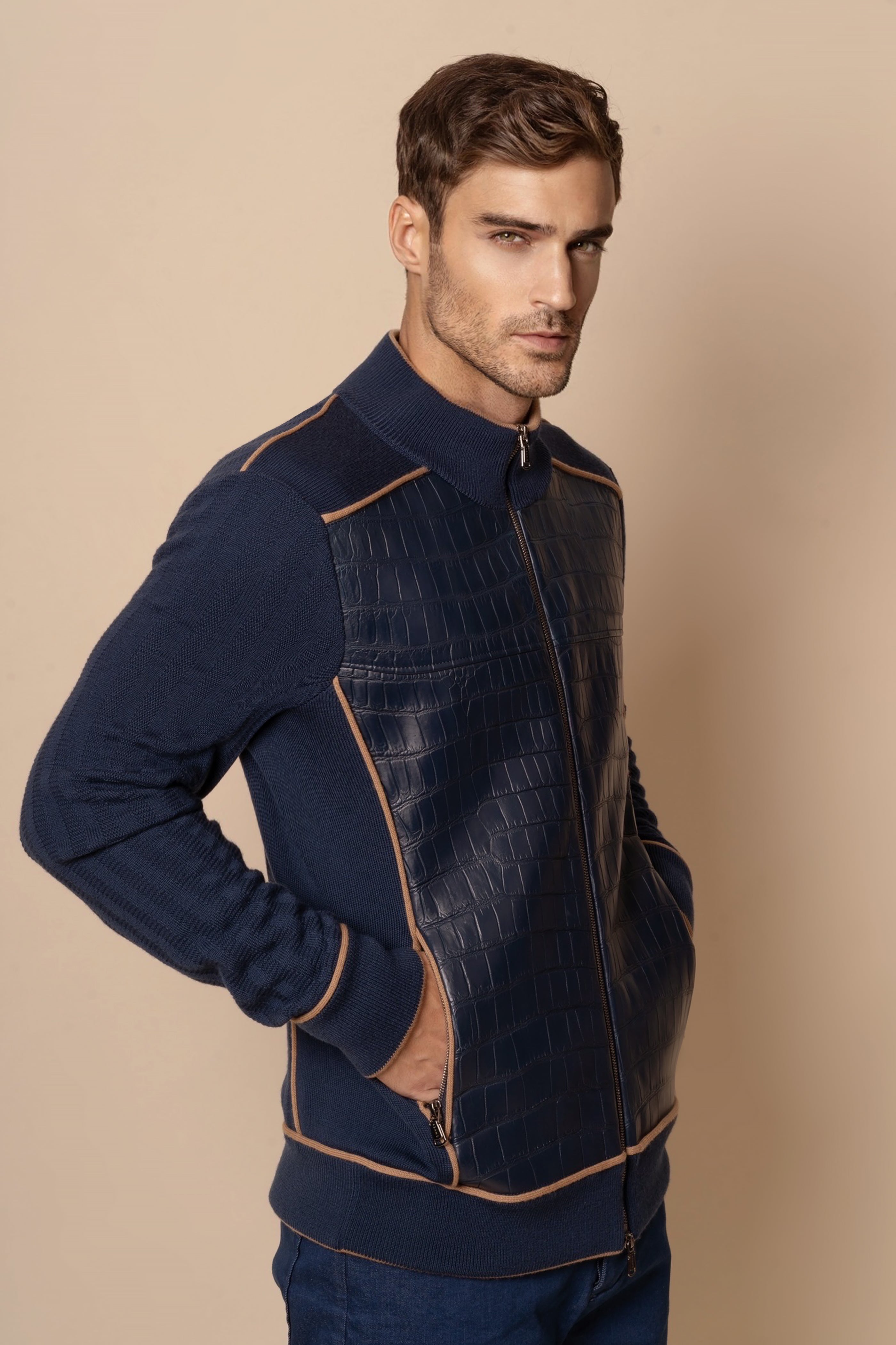 Earthbound CrocTouch Cashmere Jacket