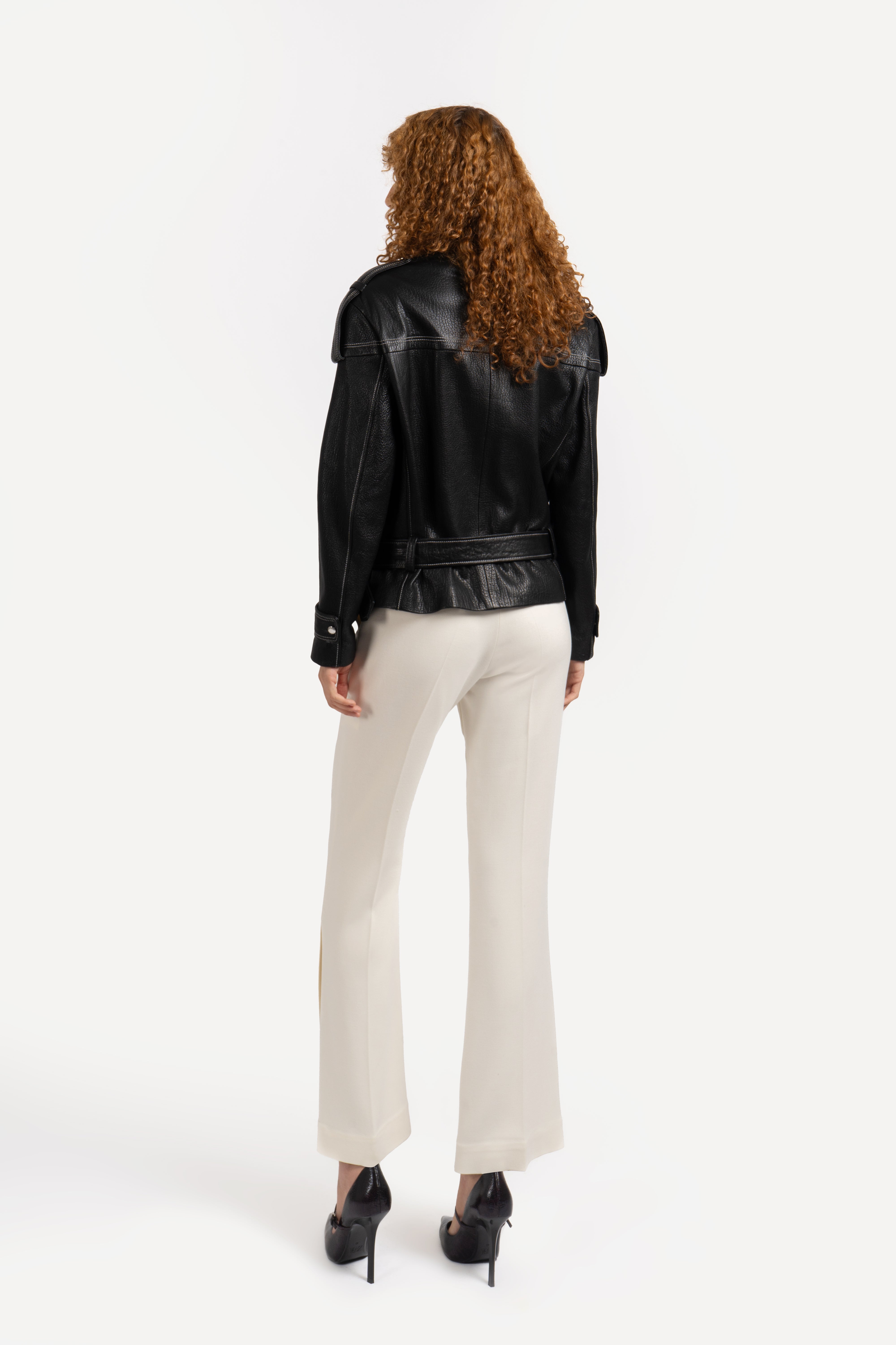 Bound Leather Jacket