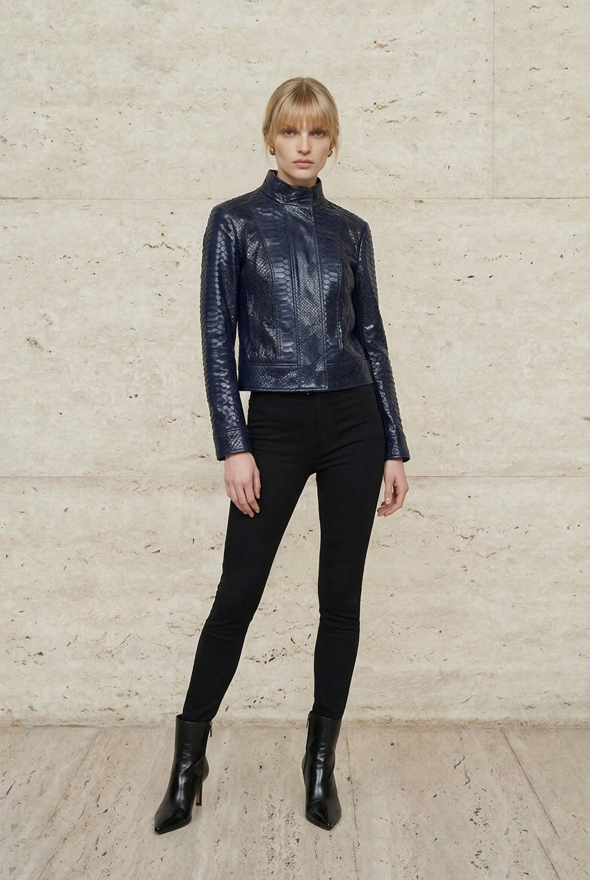 Nocturne Python Structured Jacket