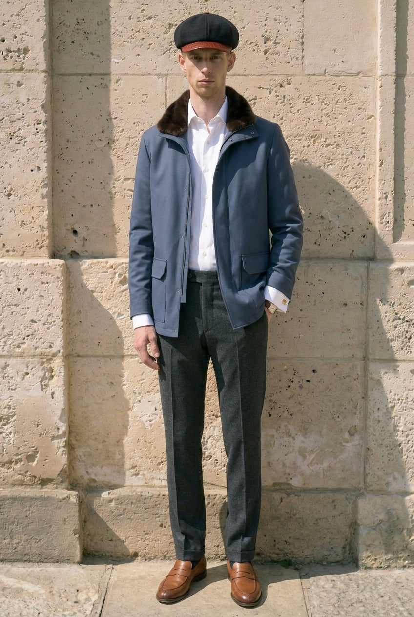 Velmire Cashmere Crocodile Cap