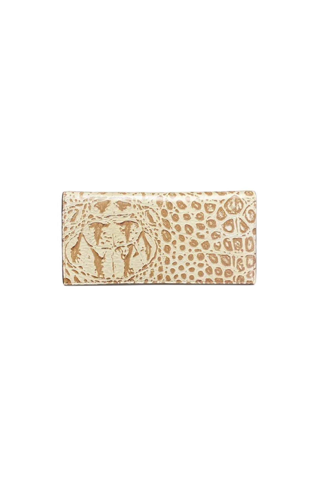 Beige Lunara Leather Wallet - ADAMO