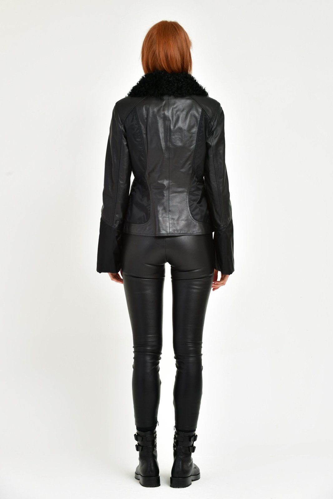 Black Leather Jacket - ADAMO