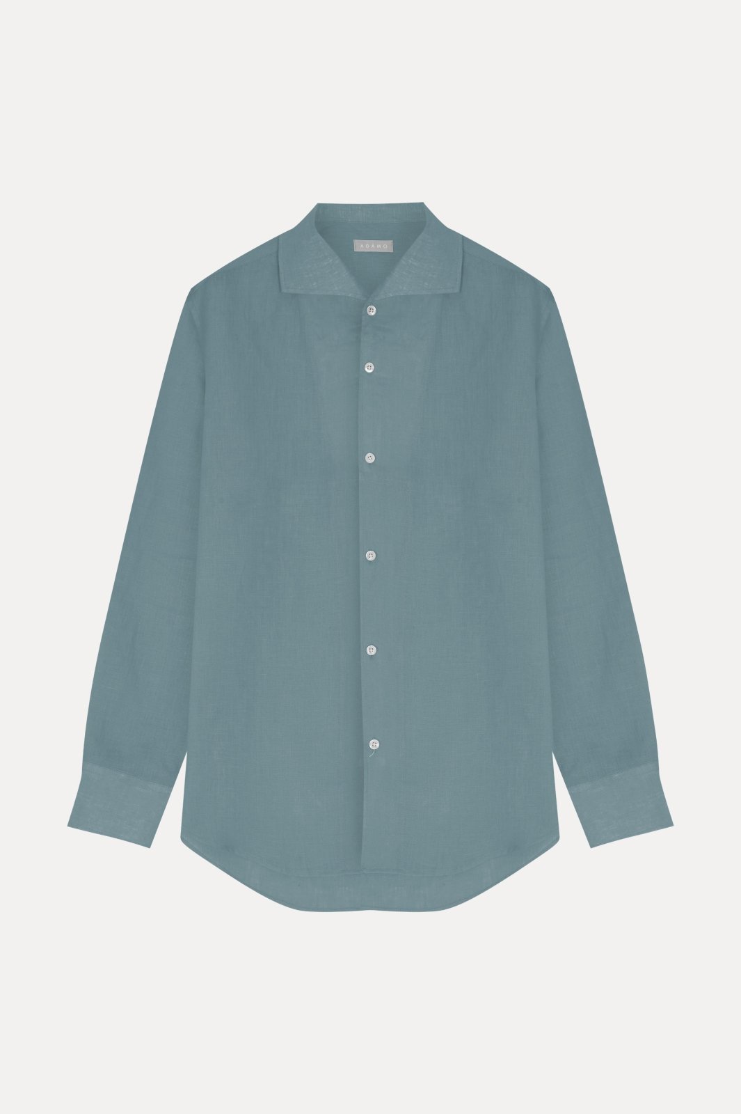 Bold Sunset Orange Linen Shirt - ADAMO