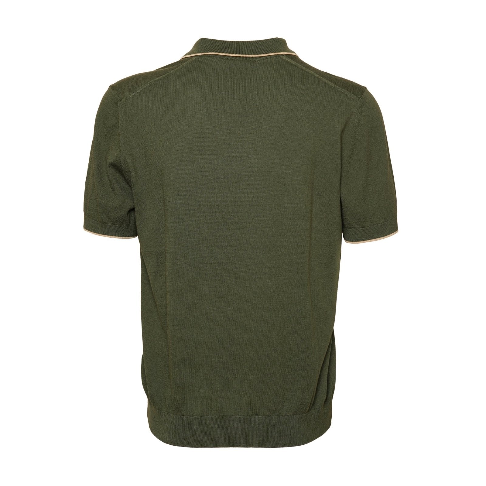 Cotton Zip Polo Shirt - ADAMO