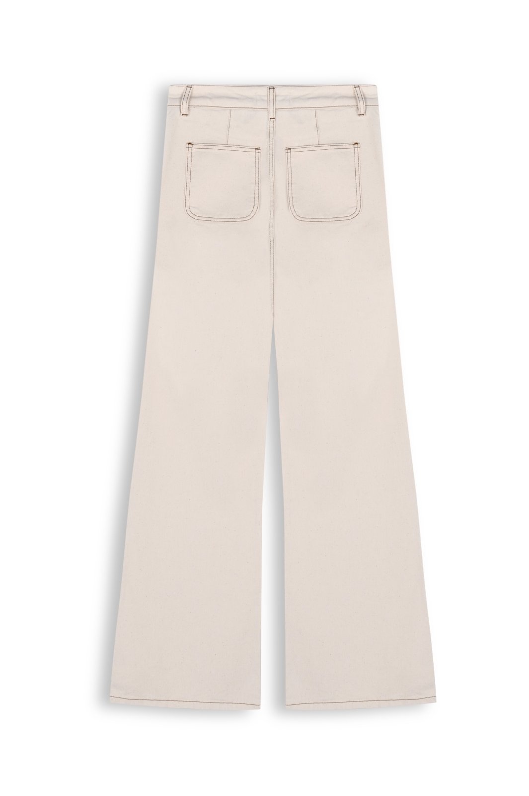Cream High - Waisted Women's Jeans - ADAMO