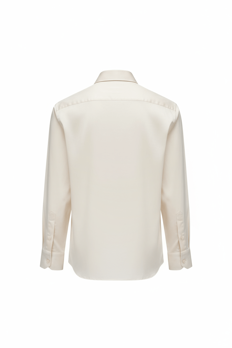 Ecru Cotton Shirt - ADAMO