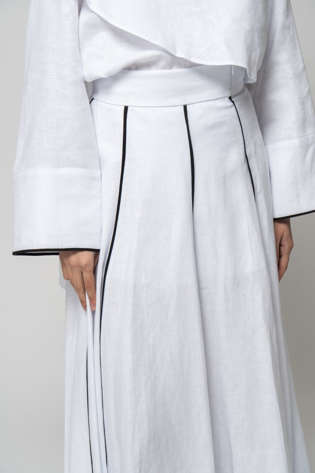 Flow Linen Skirt - ADAMO